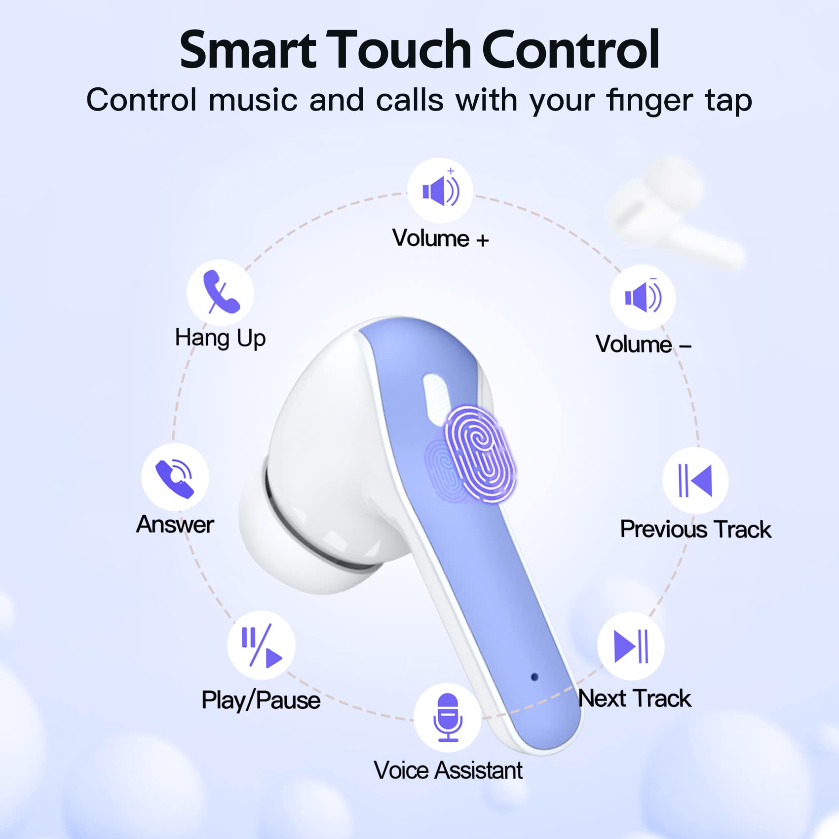 Foto 5 pulgar | Audífonos True Wireless Tagry Azules con Bluetooth-Venta Internacional