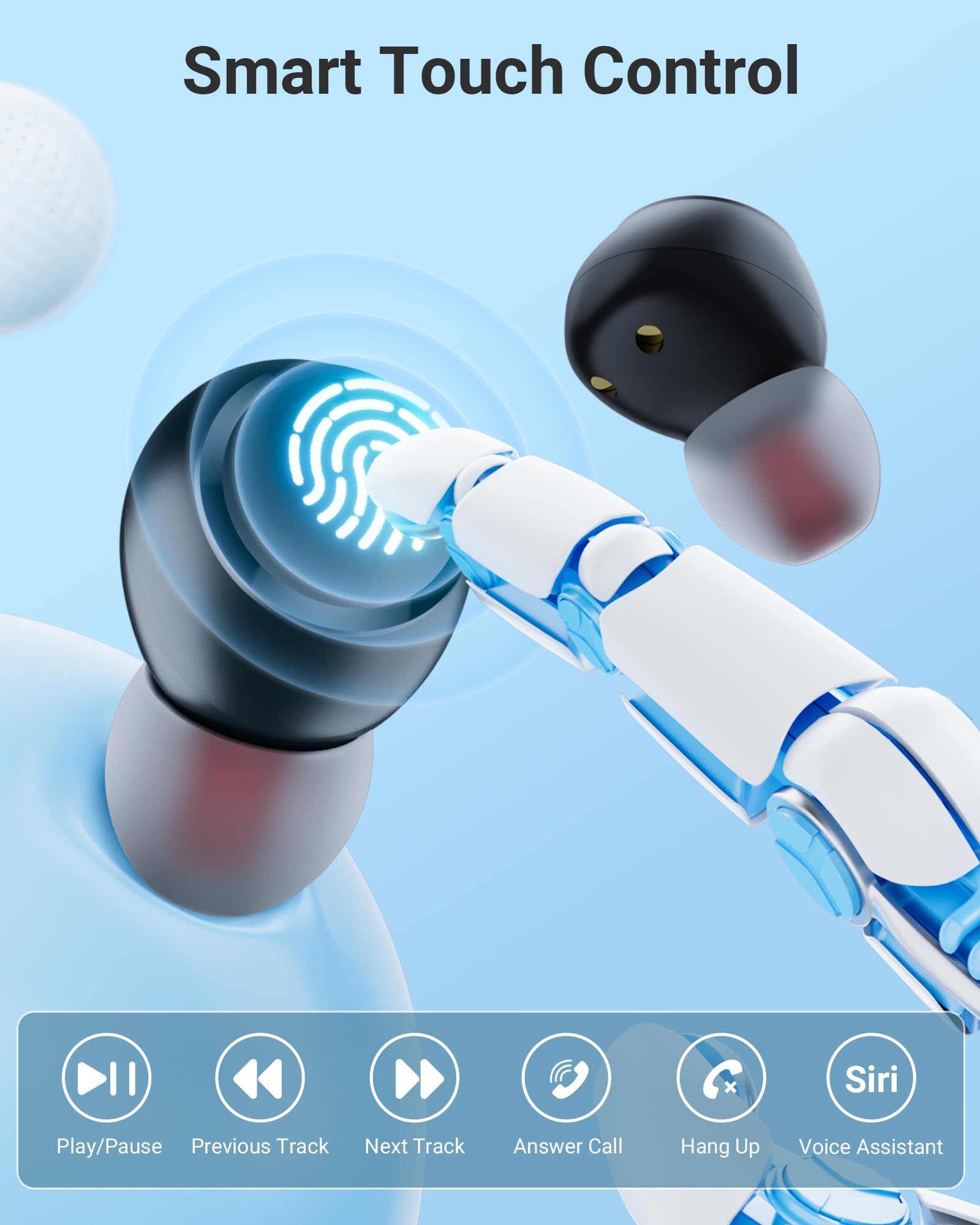 Foto 4 pulgar | Audífonos True Wireless Zingbird Negros con Bluetooth-Venta Internacional
