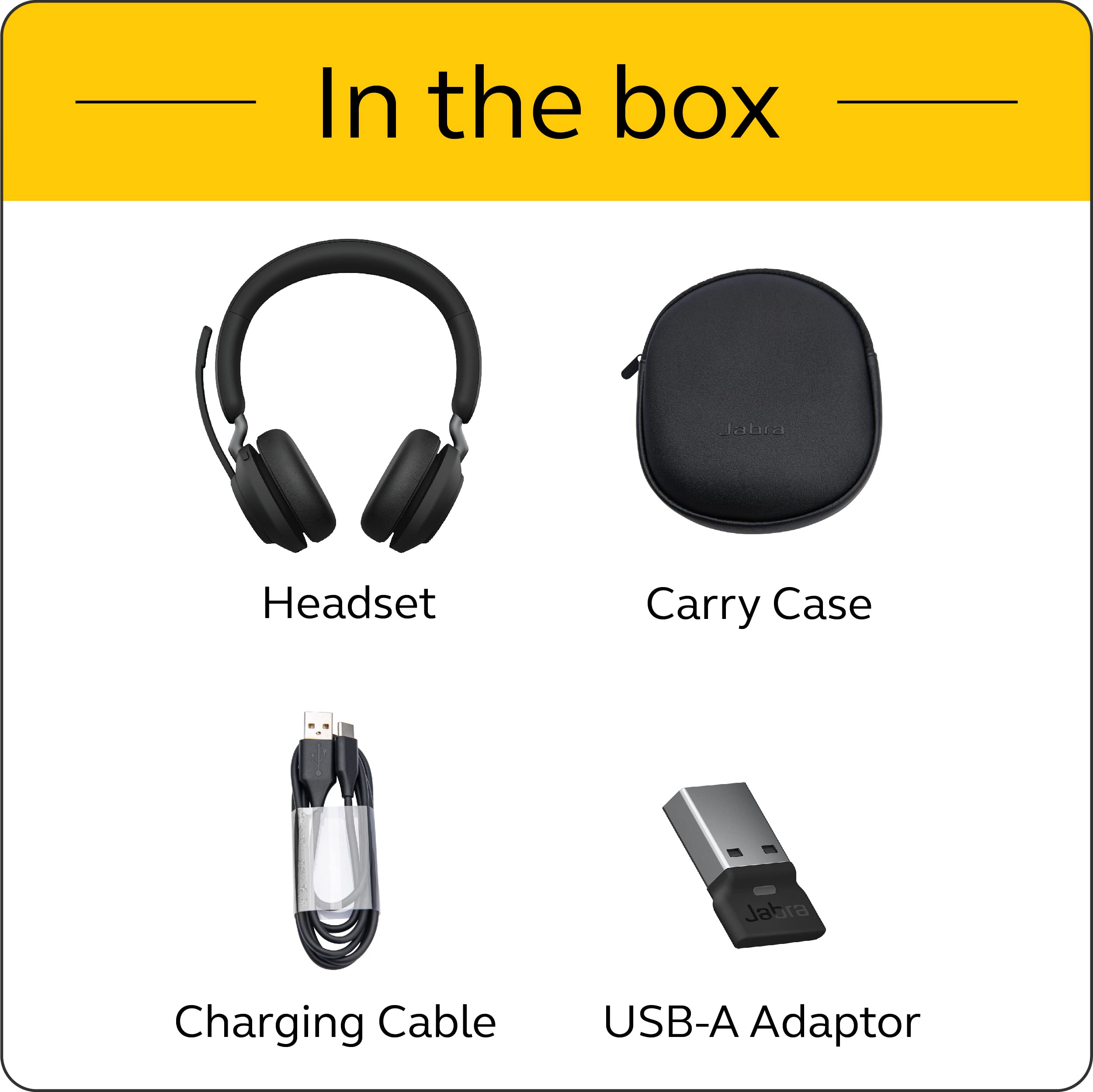 Foto 8 pulgar | Auriculares Inalámbricos Jabra Evolve2 65 Uc Con Link380a Negros - Venta Internacional.
