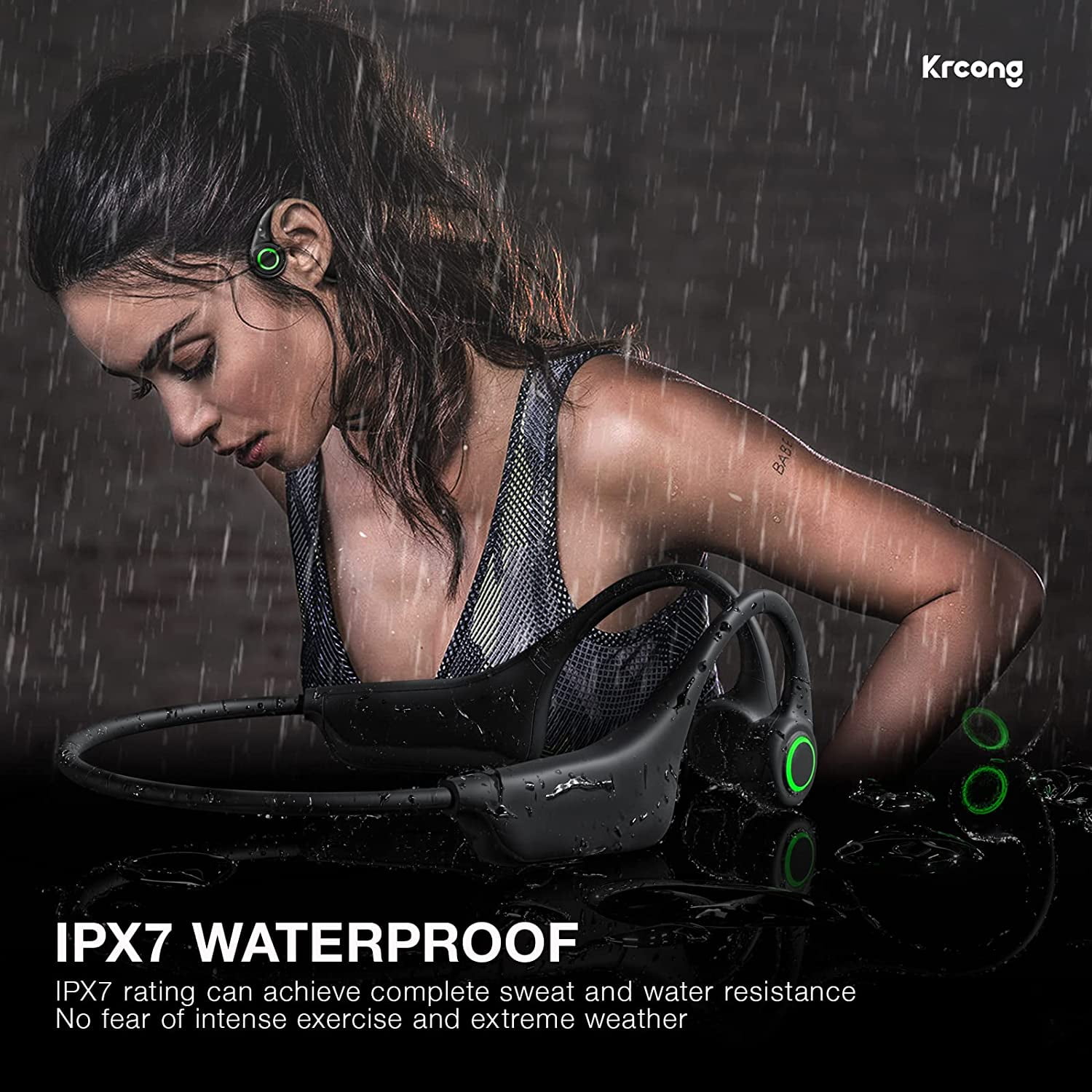 Foto 7 pulgar | Auriculares Bluetooth De Conducción Ósea Ipx5 A Prueba De Agua - Venta Internacional.