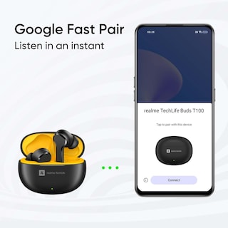 Foto 6 | Auriculares Bluetooth Verdaderamente Inalámbricos Realme Techlife Buds T100 - Venta Internacional.