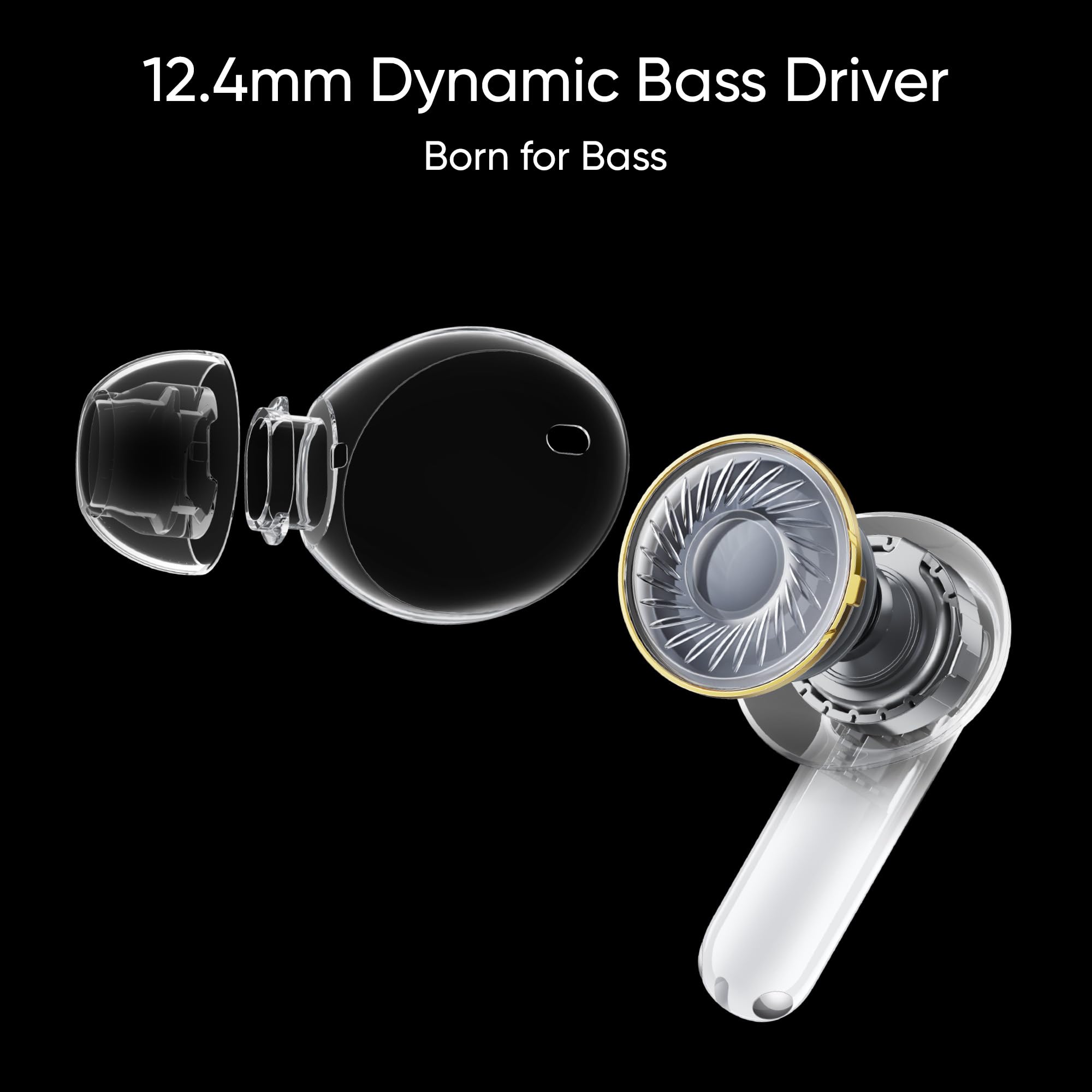 Foto 4 pulgar | Auriculares Inalámbricos Realme Buds T300 Con Anc 30 Db Y Batería De 40 H - Venta Internacional.