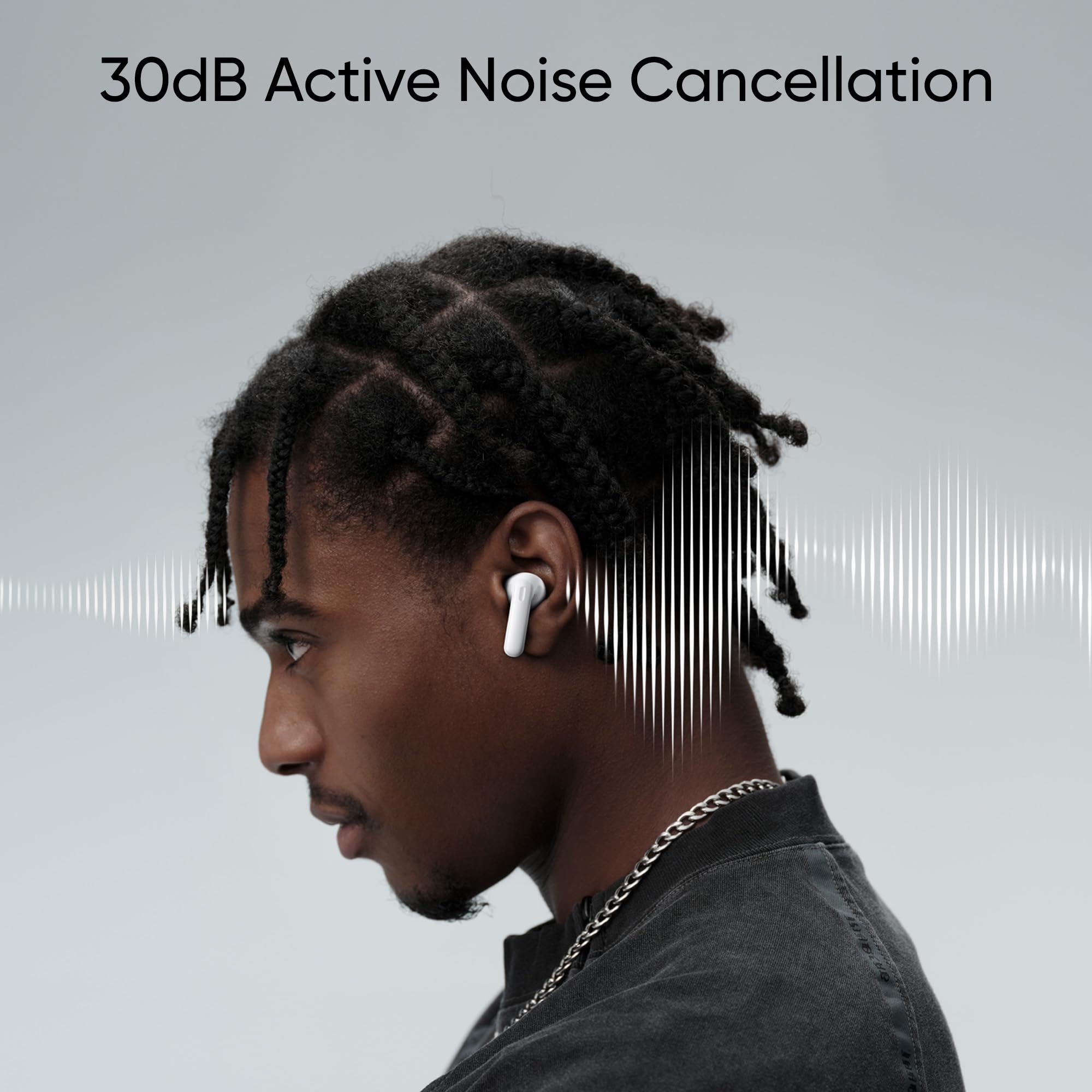 Foto 4 | Auriculares Inalámbricos Realme Buds T300 Con Anc 30 Db Y Batería De 40 H - Venta Internacional.