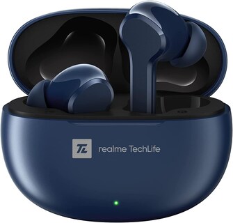 Foto 1 | Auriculares Realme Techlife Buds T100 Bluetooth 5.3 Ipx5 Azul - Venta Internacional