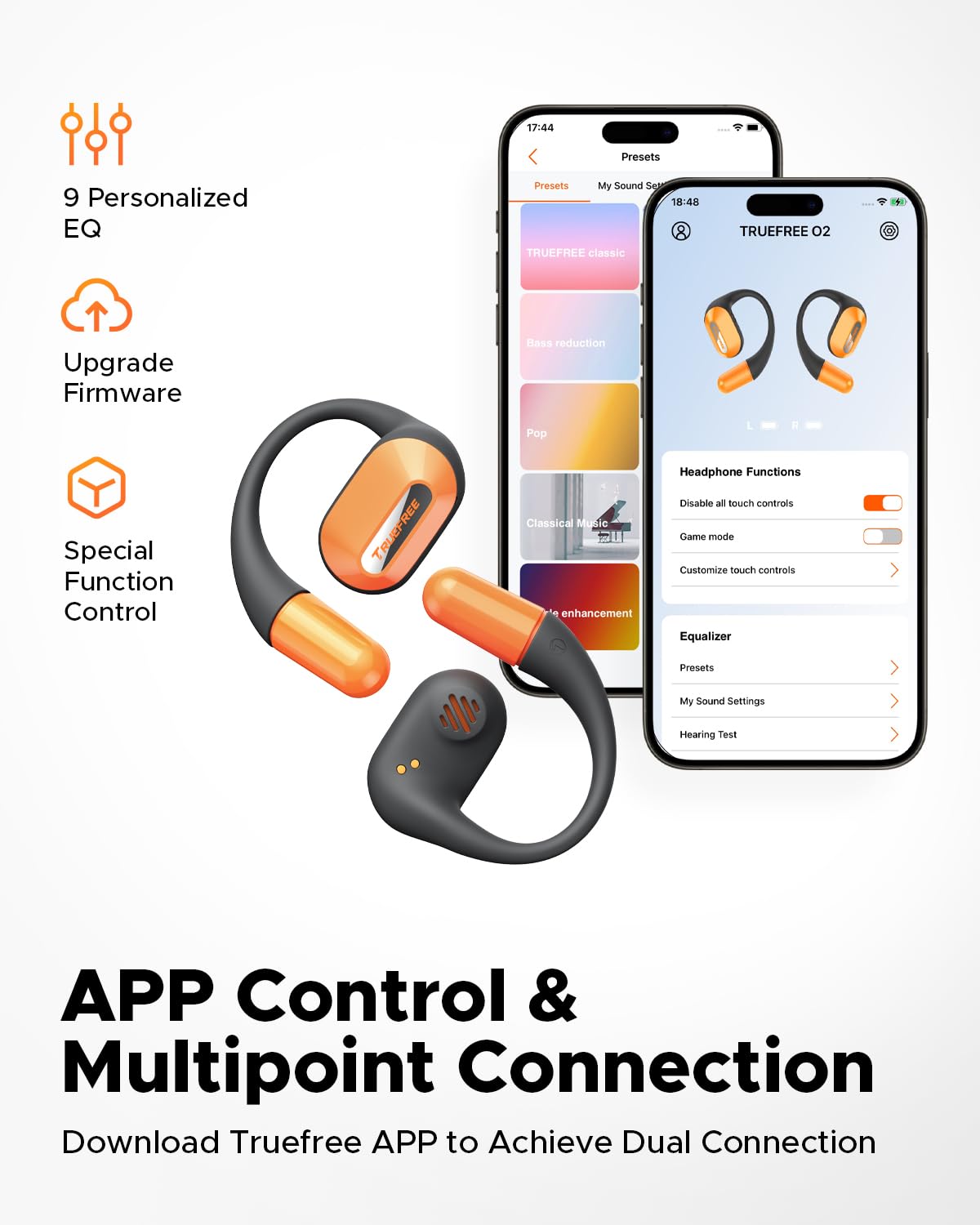 Foto 8 pulgar | Auriculares Inalámbricos Bluetooth 5.3 Truefree O2 Open Ear - Venta Internacional.