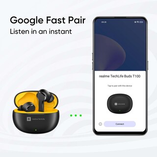 Foto 6 | Auriculares Bluetooth Verdaderamente Inalámbricos Realme Techlife Buds T100 - Venta Internacional.