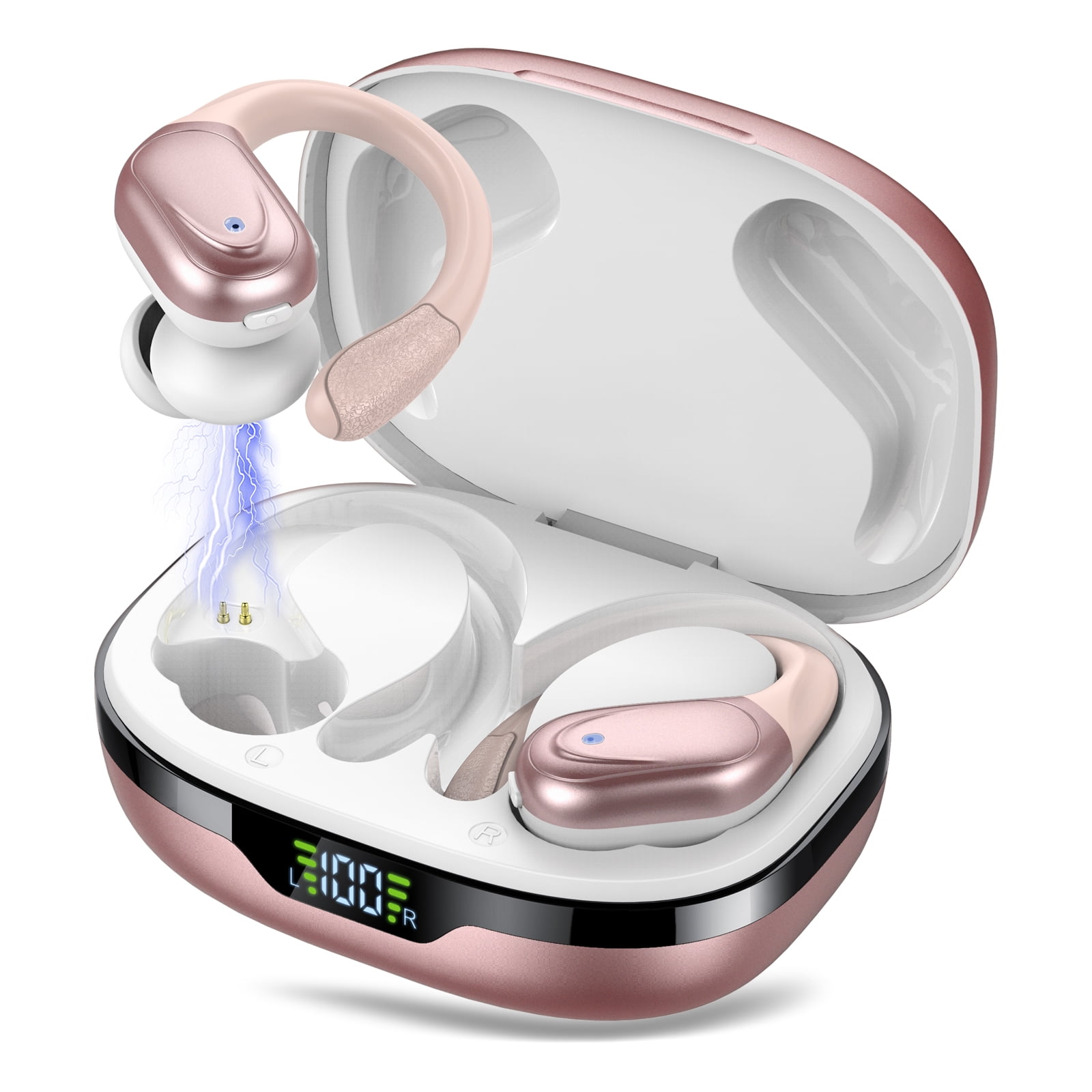 Foto 2 pulgar | Auriculares Inalámbricos Bluetooth 5.3 S26 Con 80 Horas De Reproducción Rose Go - Venta Internacional.
