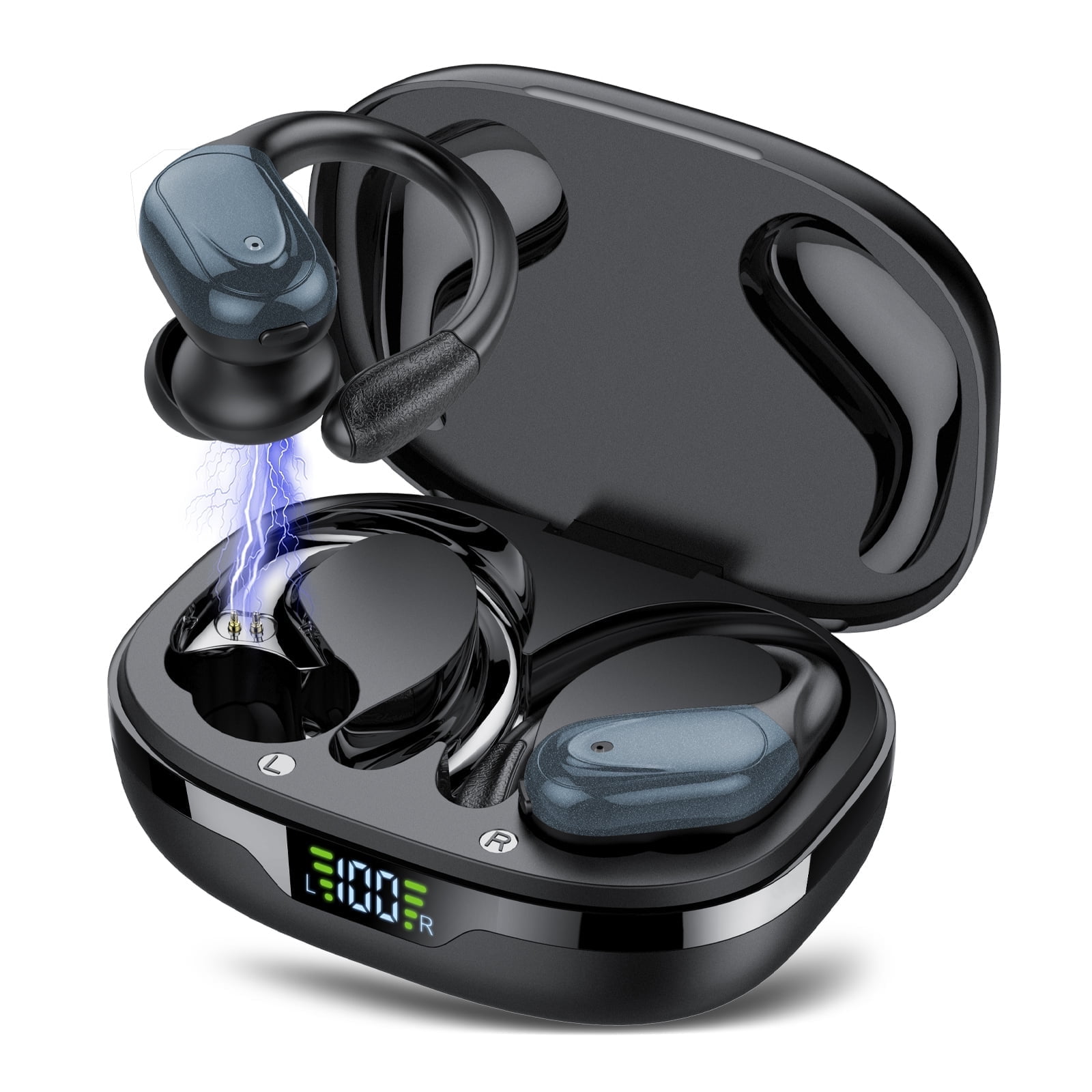 Auriculares Inalámbricos Bluetooth 5.3 S26 Deep Bass Con Micrófono Negros - Venta Internacional.
