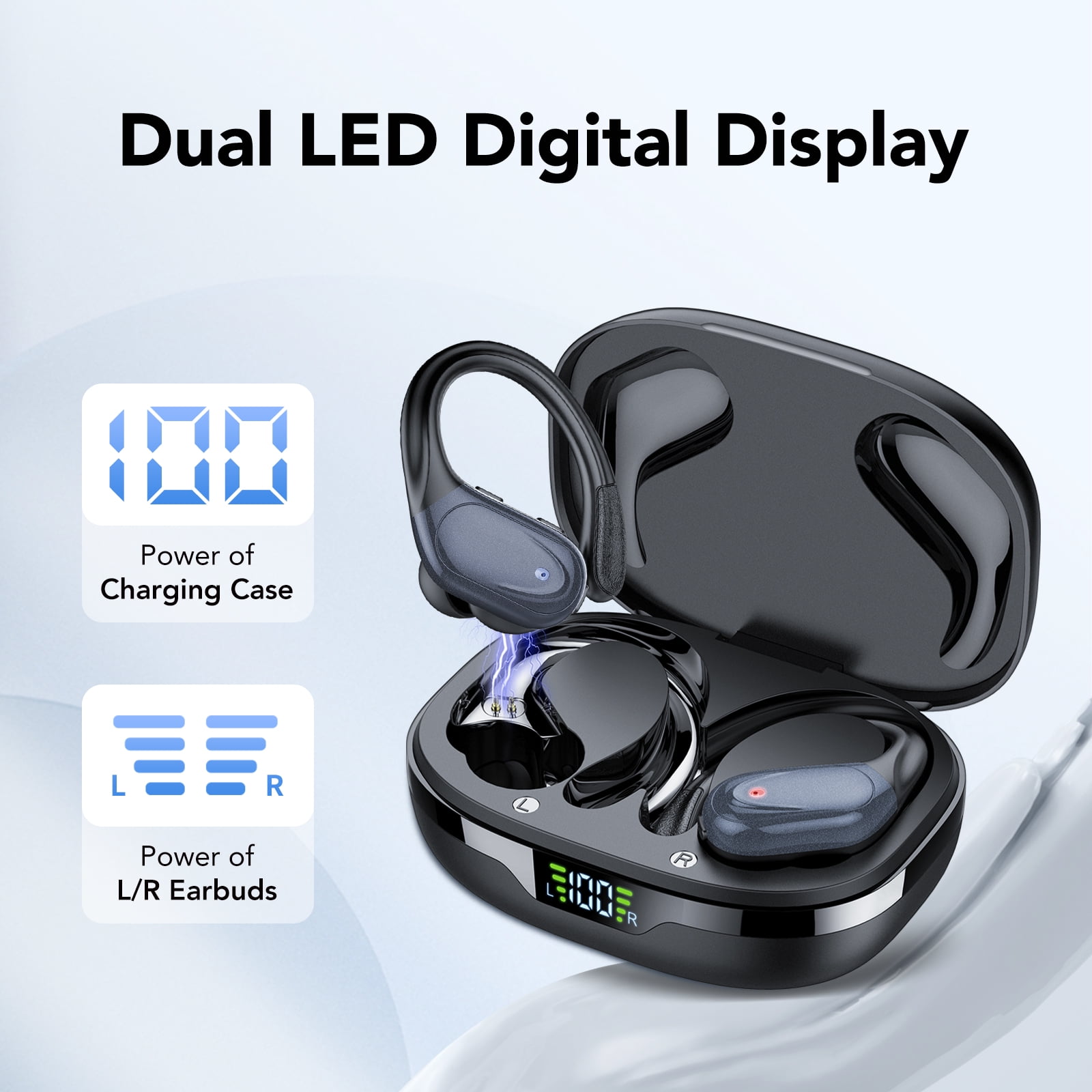Foto 3 pulgar | Auriculares Inalámbricos Bluetooth 5.3 S26 Deep Bass Con Micrófono Negros - Venta Internacional.