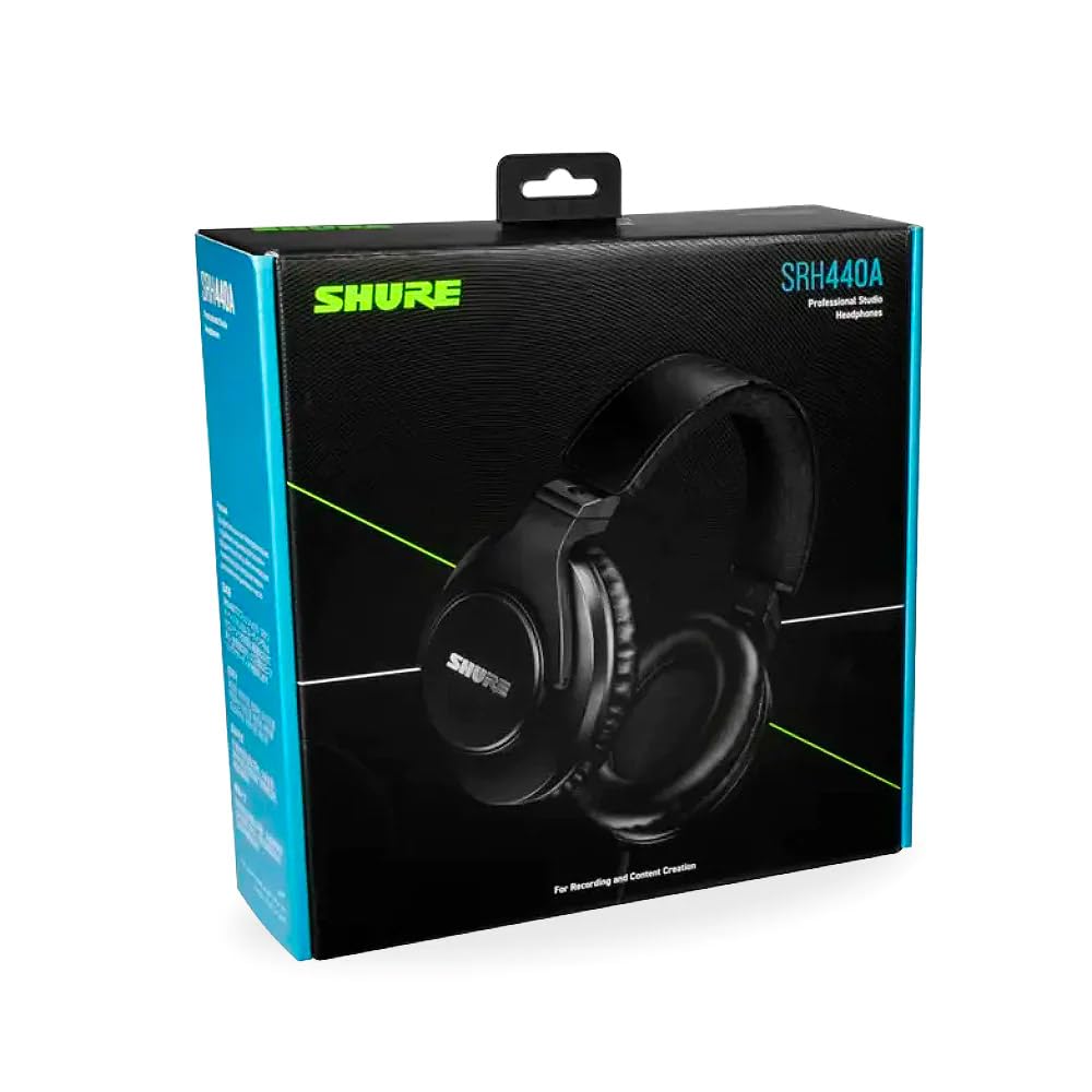 Foto 3 pulgar | Auriculares Supraaurales Shure Srh440a Cableados Para Monitoreo 2022 - Venta Internacional.