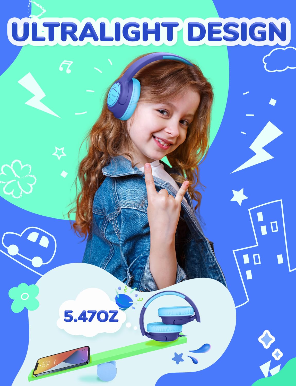 Foto 5 pulgar | Auriculares Iclever Kids Hs26 Con Cable, 85 Dba, Volumen Seguro Con Micrófono - Venta Internacional.