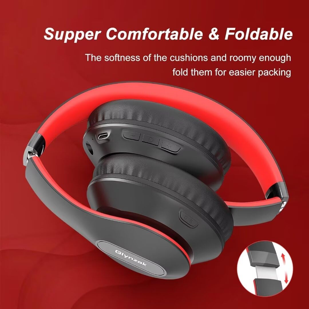 Foto 6 pulgar | Auriculares Inalámbricos Bluetooth Glynzak Over Ear 65h Playtime - Venta Internacional.