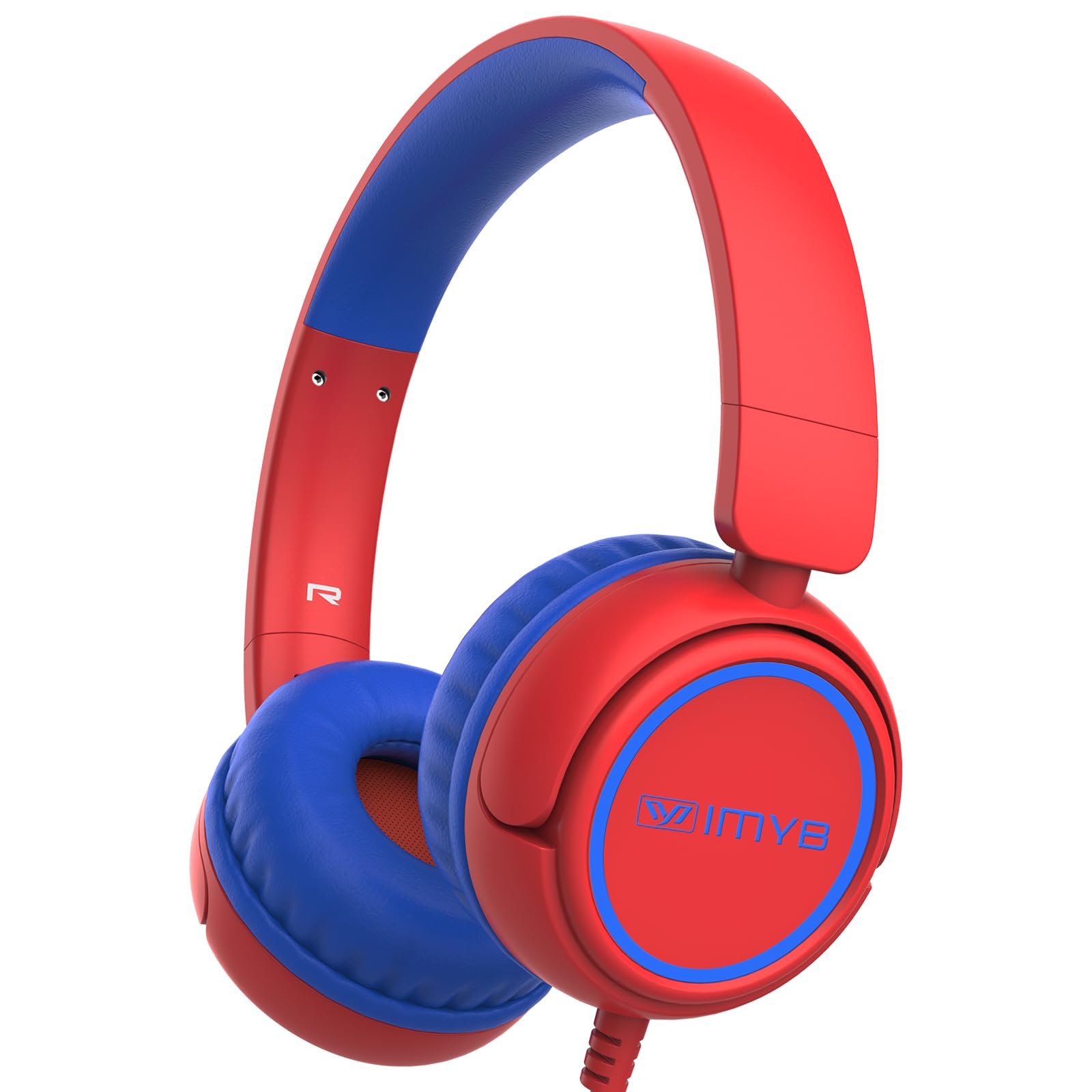 Foto 2 pulgar | Auriculares Imyb Kids Con Cable, Plegables, Estéreo, Rojos - Venta Internacional.