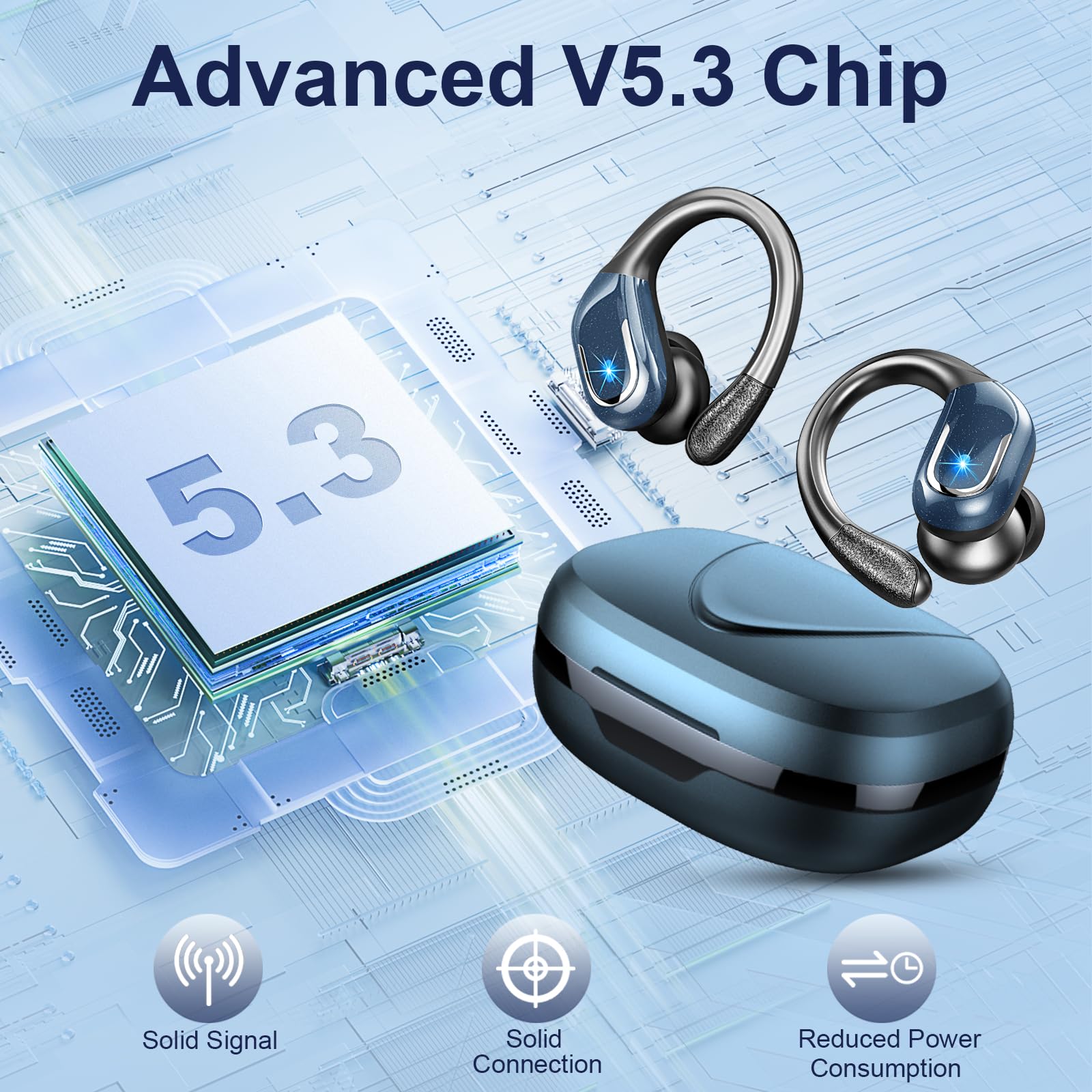 Foto 4 pulgar | Auricular Inalámbrico Ltinist Bluetooth 5.3 Ip7 A Prueba De Agua Azul - Venta Internacional.