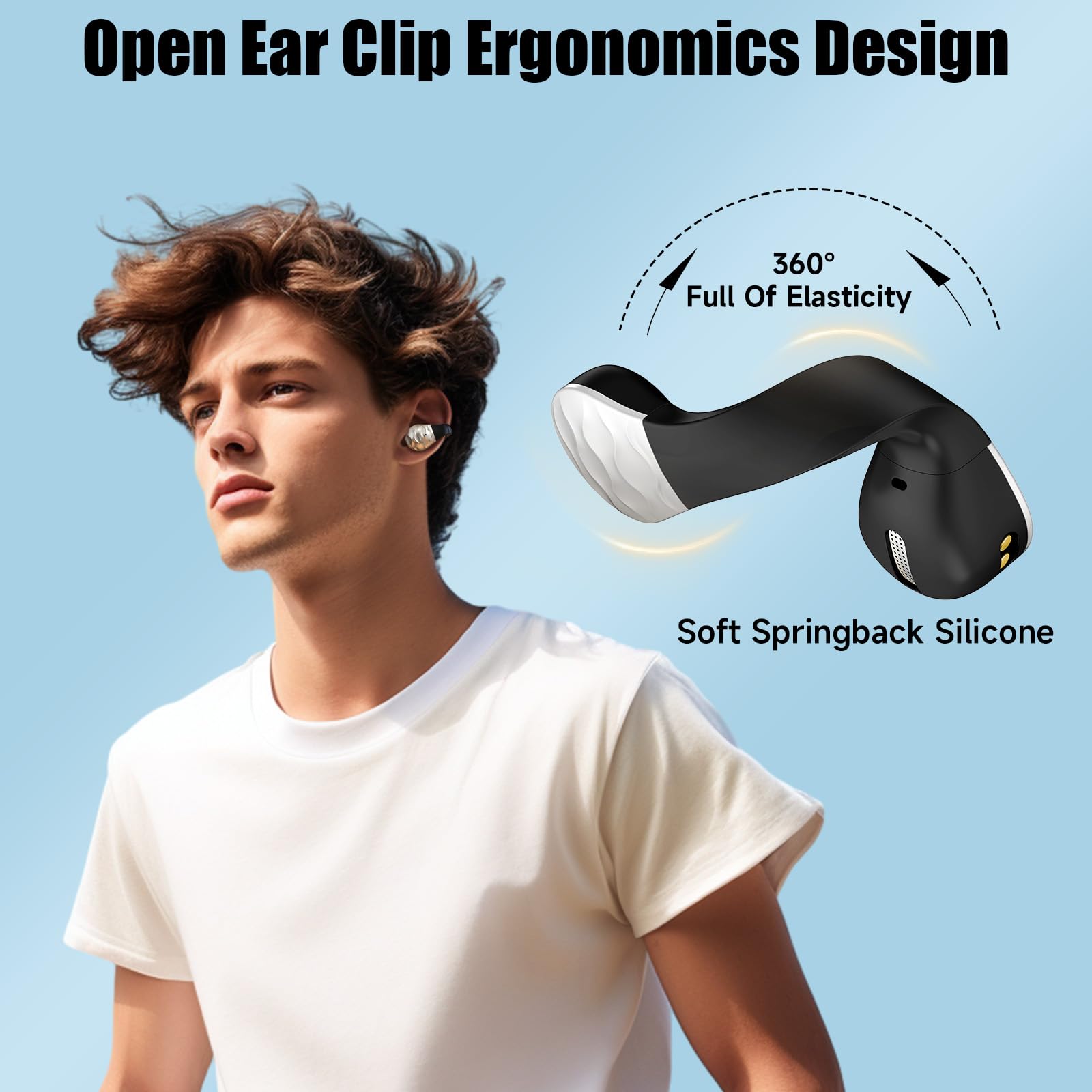 Foto 6 pulgar | Auriculares Inalámbricos Aigo Bluetooth Con Micrófono A Prueba De Agua - Venta Internacional.