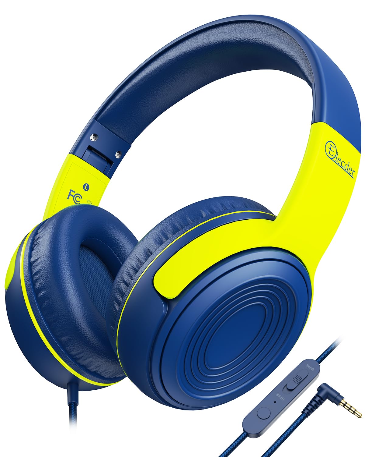 Foto 2 pulgar | Auriculares Elecder S8 Con Cable Para Niños Con Micrófono Azul Marino/verde - Venta Internacional.