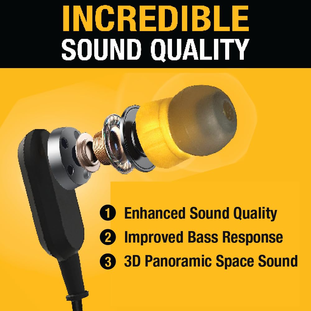 Foto 3 pulgar | Auriculares Inalámbricos Bluetooth Dewalt Jobsite Con Micrófono - Venta Internacional.