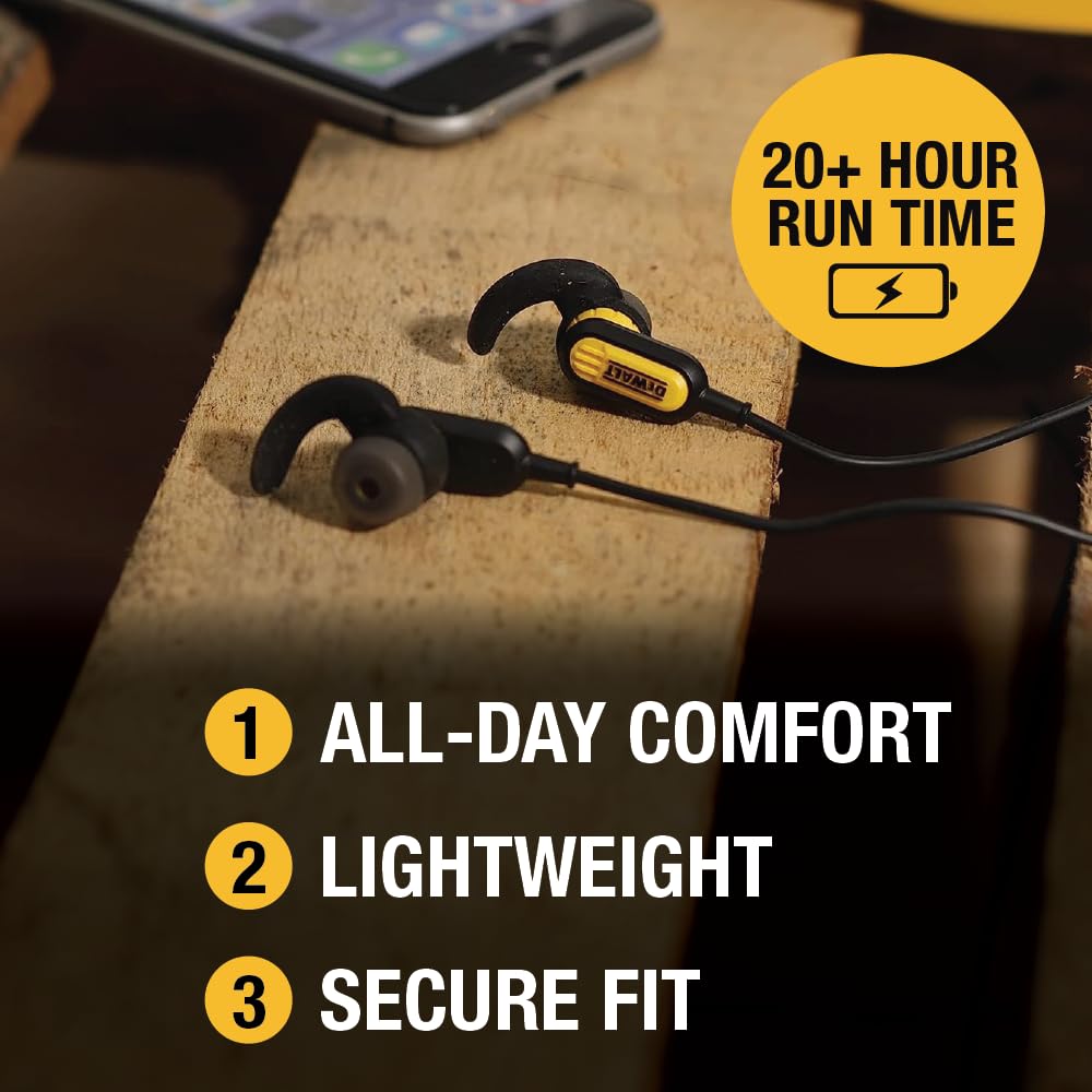 Foto 4 pulgar | Auriculares Inalámbricos Bluetooth Dewalt Jobsite Con Micrófono - Venta Internacional.