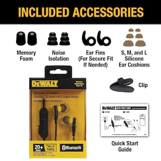 Foto 7 | Auriculares Inalámbricos Bluetooth Dewalt Jobsite Con Micrófono - Venta Internacional.