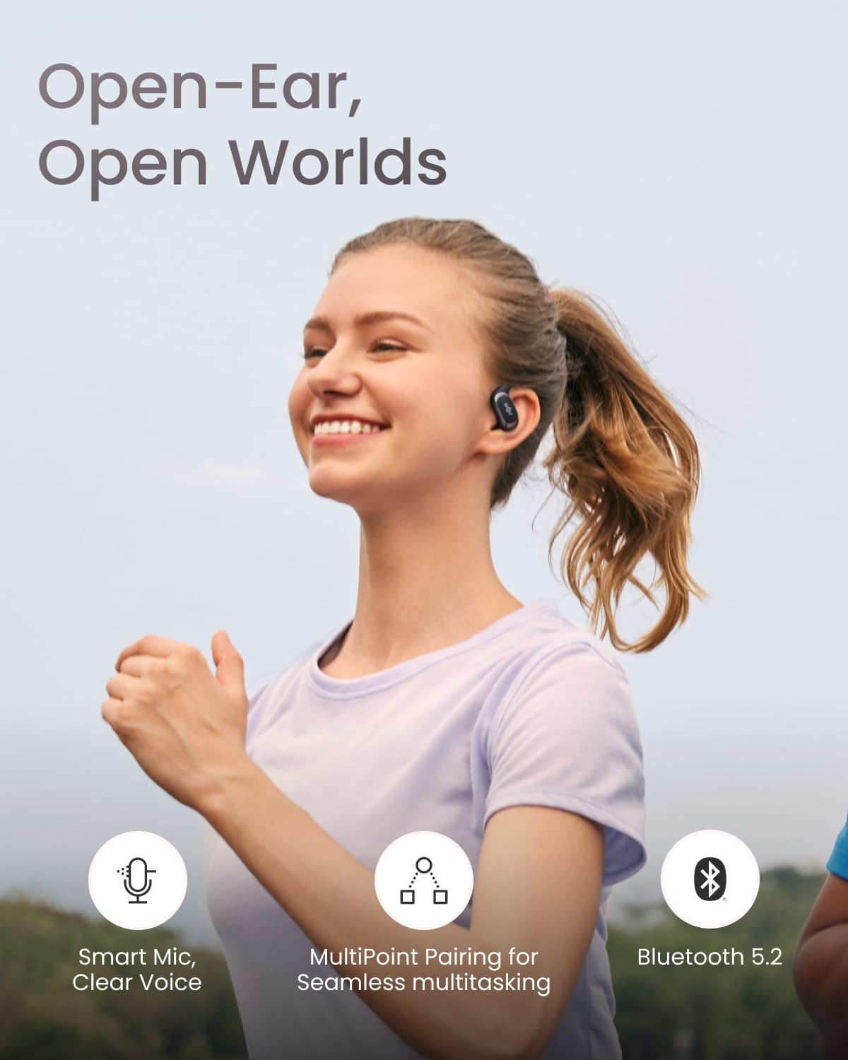 Foto 6 pulgar | Auriculares Inalámbricos Shokz Openfit Air Waterresistant Black - Venta Internacional.