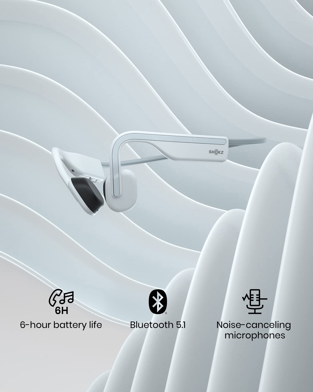 Foto 7 pulgar | Auriculares Deportivos Bluetooth Shokz Aftershokz Openmove - Venta Internacional.