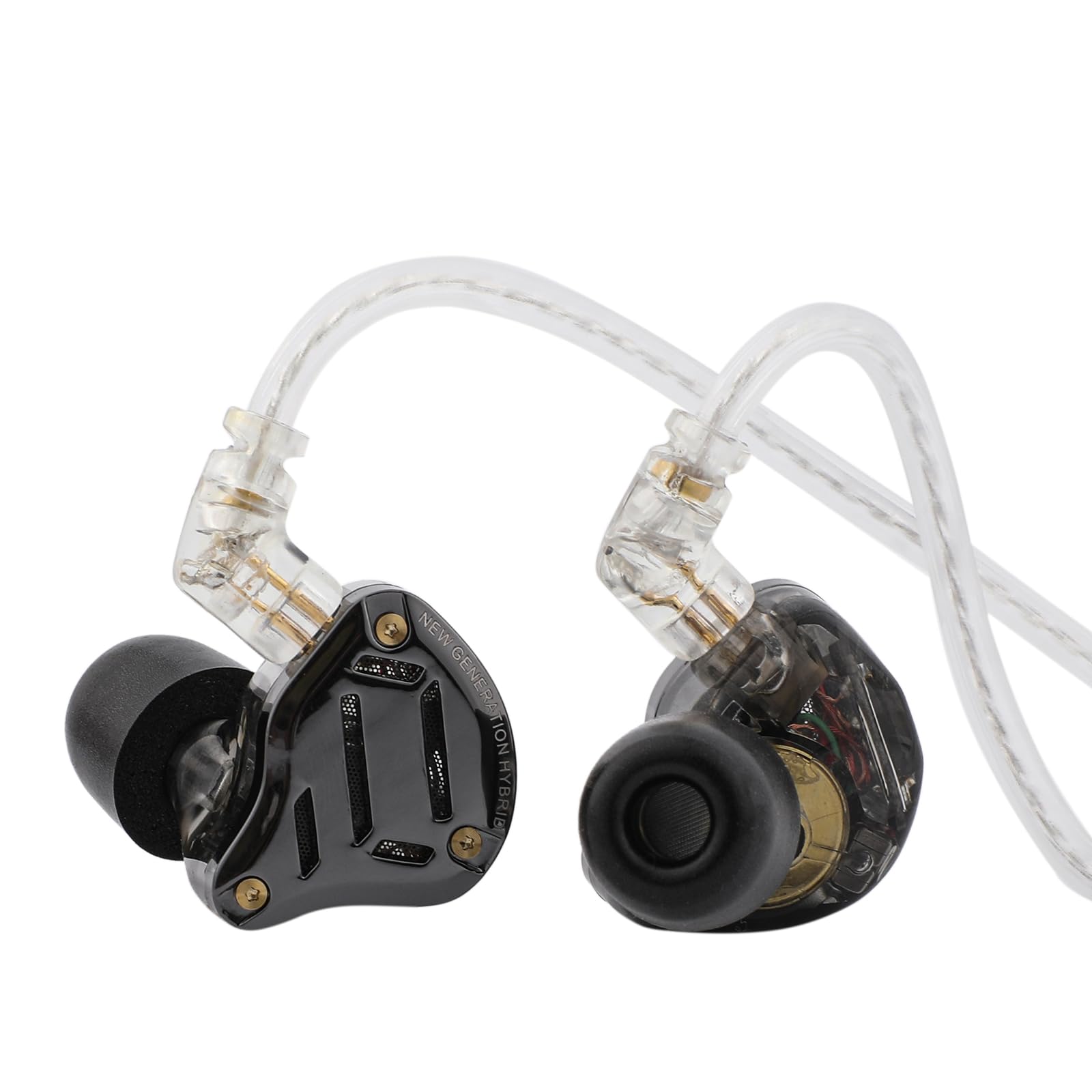 Monitor Intrauditivo Linsoul Kz Zs10 Pro 2 1dd+4ba Hybrid Negro - Venta Internacional.