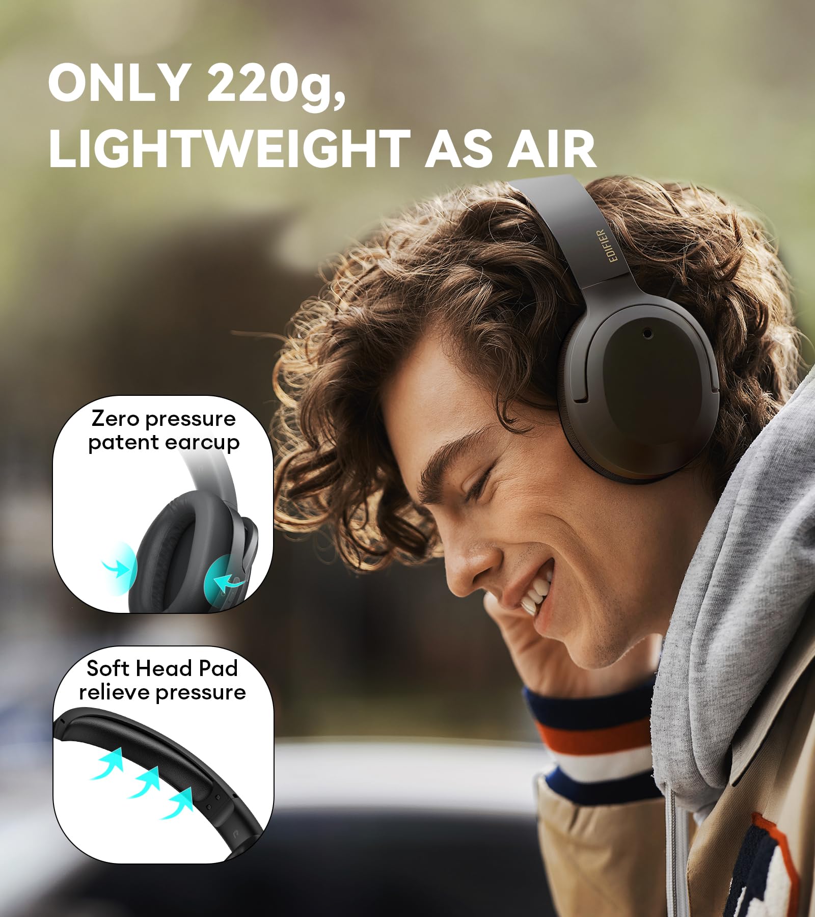 Foto 5 pulgar | Auriculares Edifier W820nb Plus Hybrid Con Cancelación Activa De Ruido - Venta Internacional.