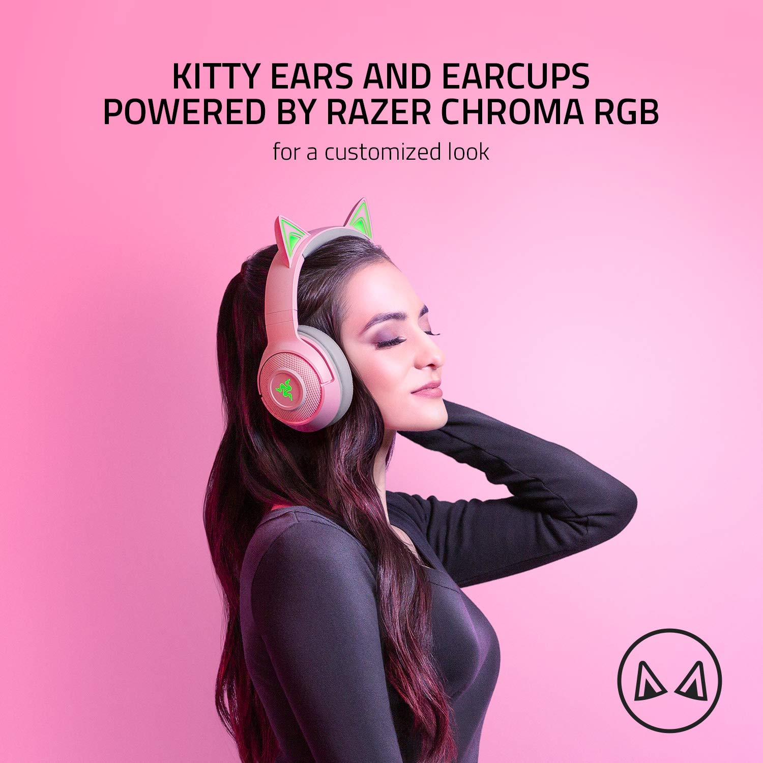 Foto 3 pulgar | Auriculares Razer Kraken Bt Kitty Edition Bluetooth 5.0 Rosa - Venta Internacional.