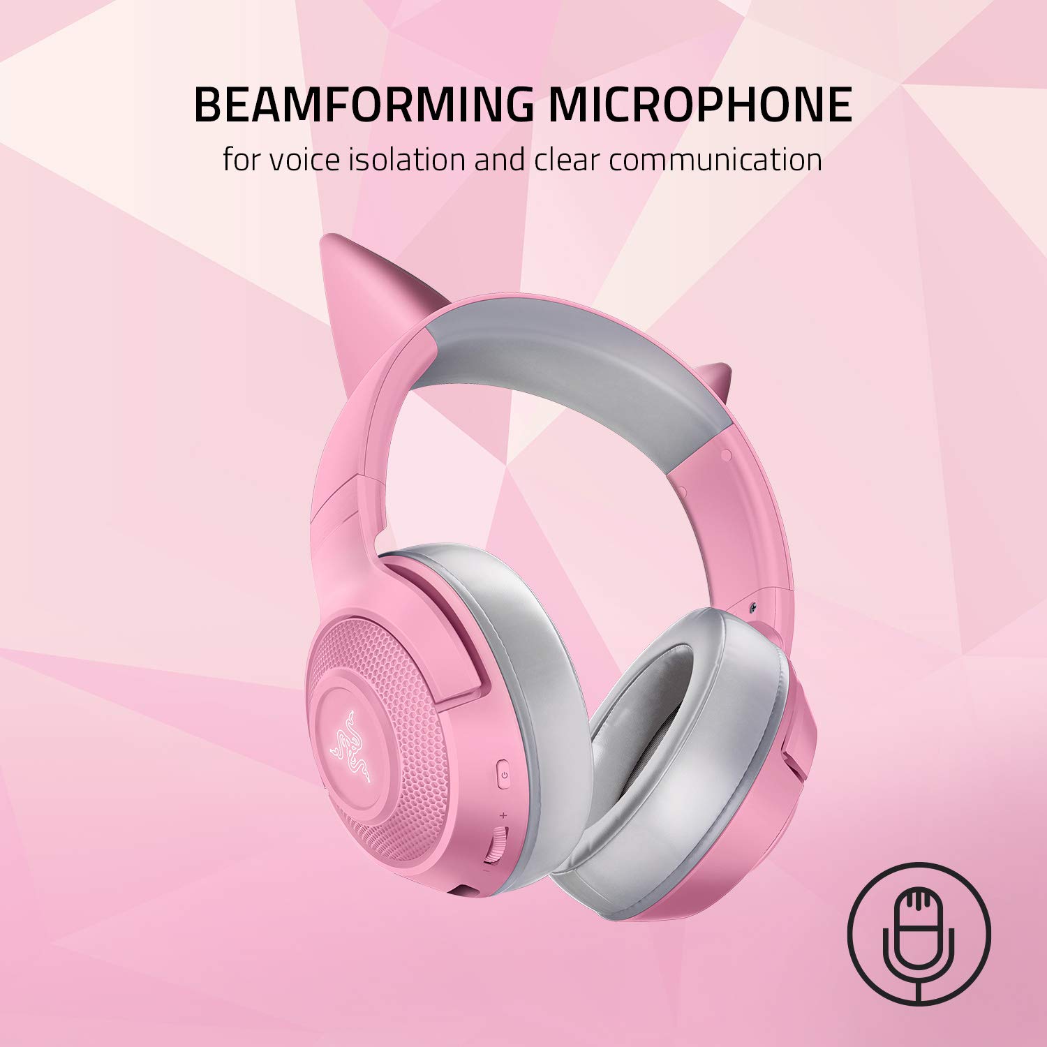 Foto 7 pulgar | Auriculares Razer Kraken Bt Kitty Edition Bluetooth 5.0 Rosa - Venta Internacional.