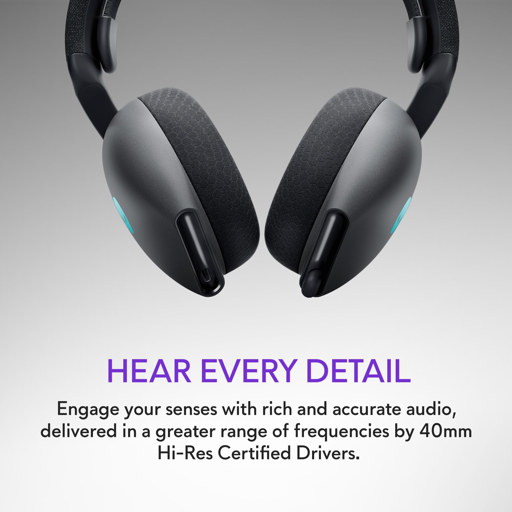 Foto 5 | Auriculares Inalámbricos Para Juegos Alienware Aw720h De Modo Dual - Venta Internacional.