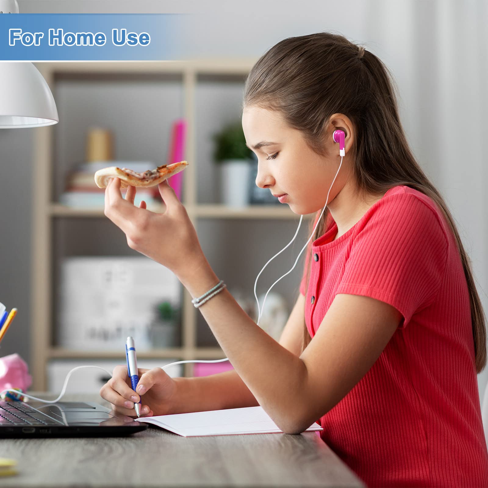 Foto 6 | Paquetes De 160 Auriculares Konohan A Granel Con Cable Para El Aula De Niños - Venta Internacional.