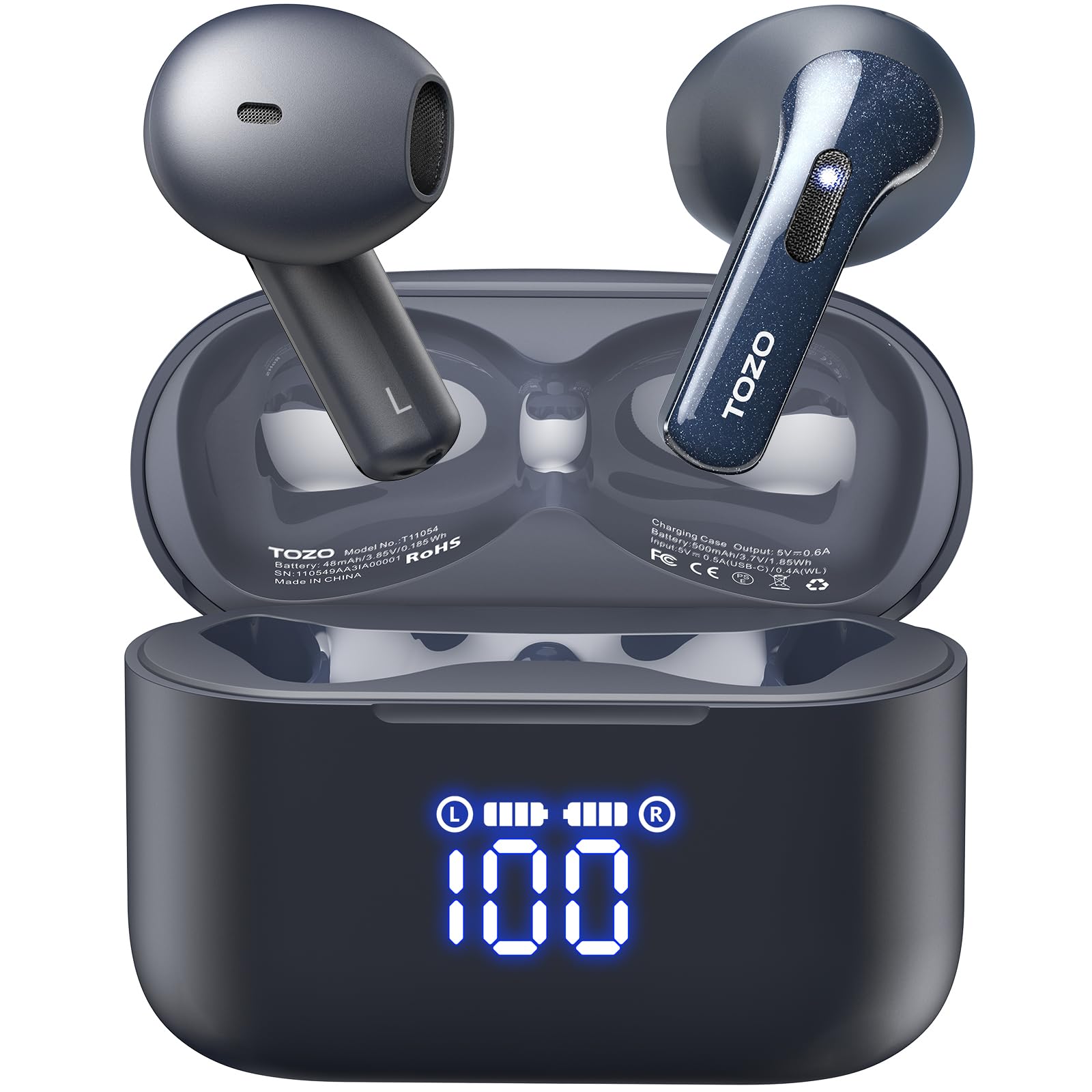 Auriculares Inalámbricos Tozo T21 Bluetooth 5.3 Con Cancelación De Ruido - Venta Internacional.
