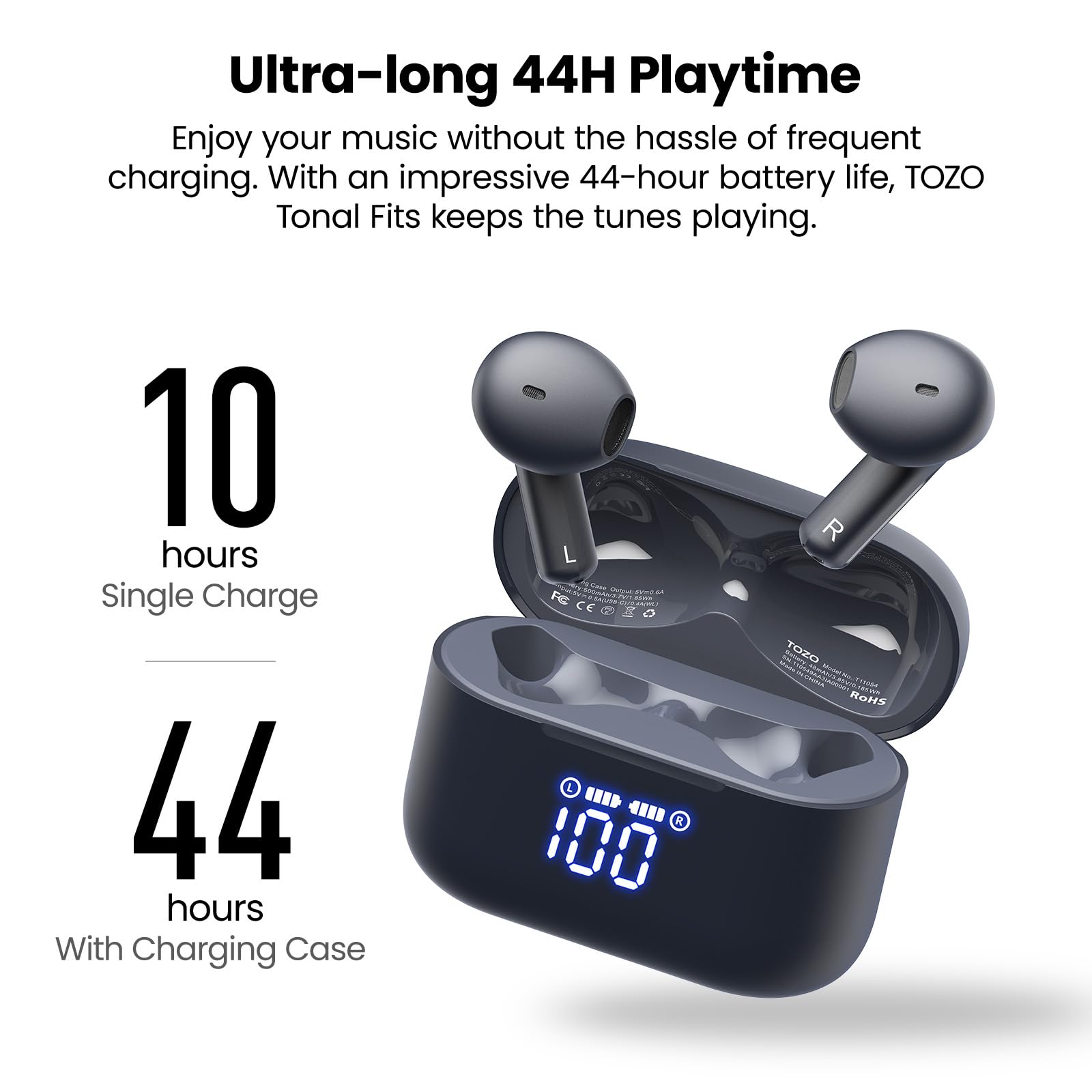 Foto 6 pulgar | Auriculares Inalámbricos Tozo T21 Bluetooth 5.3 Con Cancelación De Ruido - Venta Internacional.
