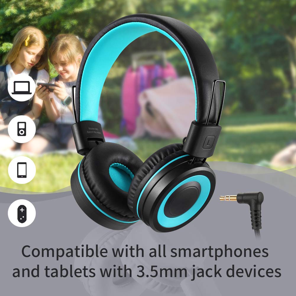 Foto 4 pulgar | Auriculares Powmee M3 Kids Con Micrófono Plegable Negros - Venta Internacional.