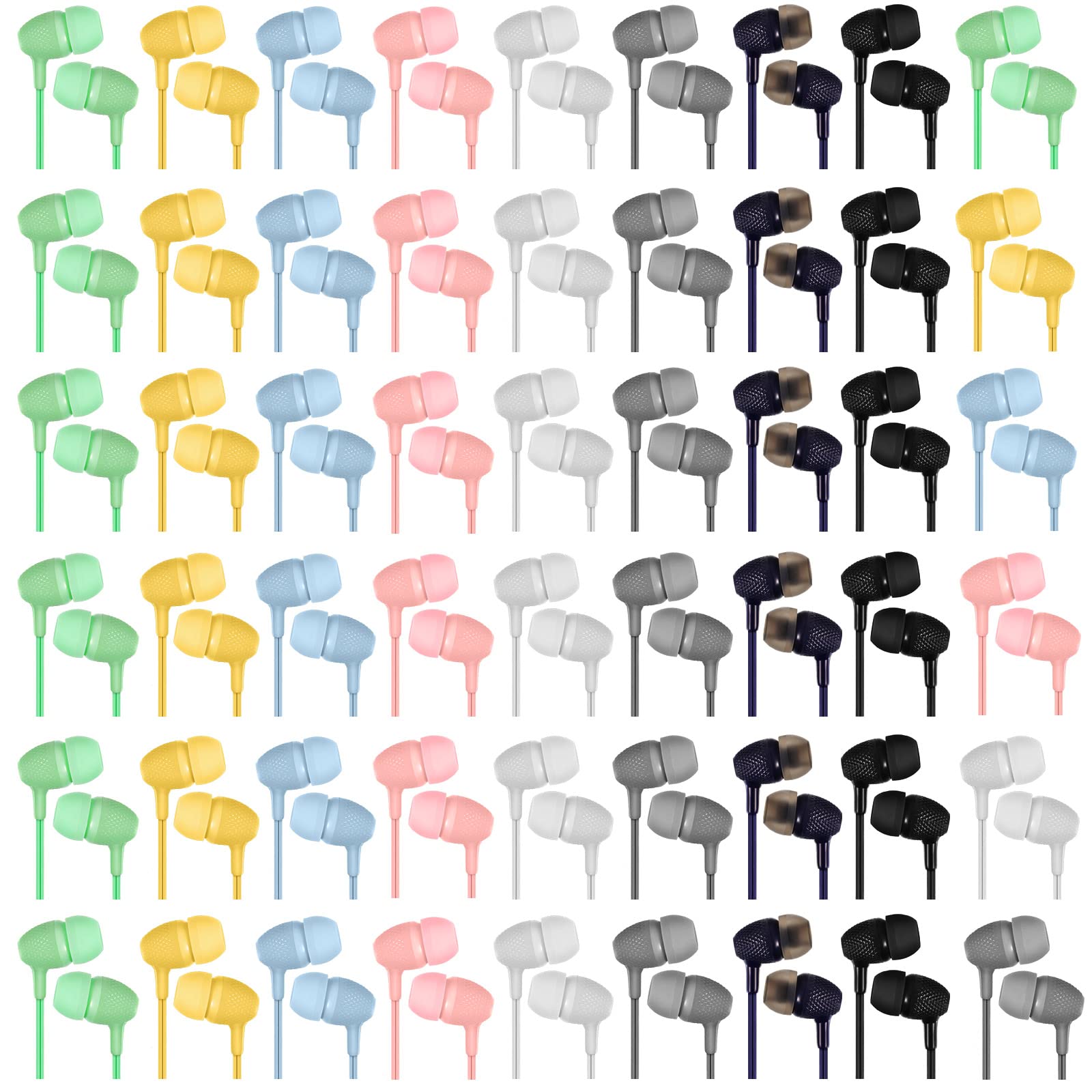 Earbuds Macarrie 200 Unidades Para Niños, Auriculares De Aula De 3,5 Mm - Venta Internacional.