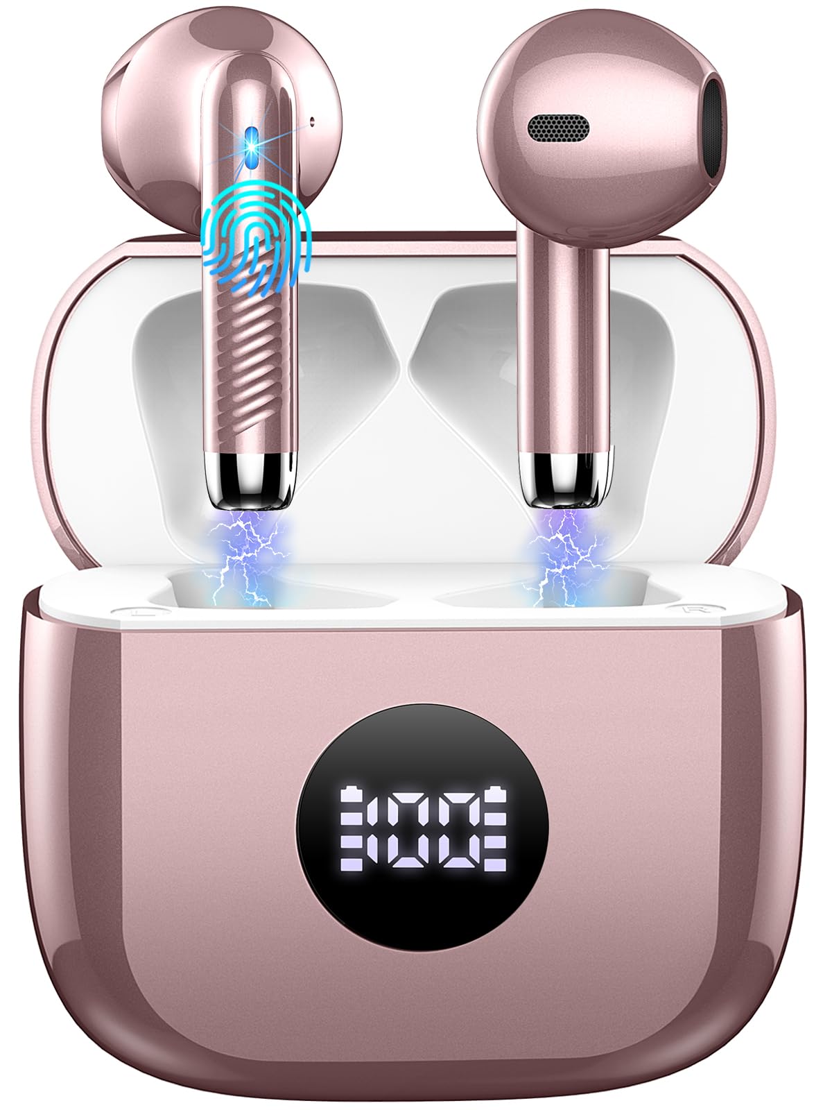 Auriculares Inalámbricos Jxrev Bluetooth 5.3 Con Reproducción De 40 Horas Ip7 - Venta Internacional.