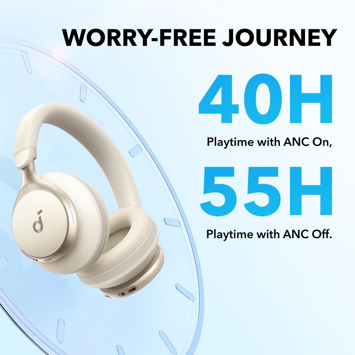 Foto 6 pulgar | Auriculares Soundcore Space One Con Cancelación Activa De Ruido - Venta Internacional.