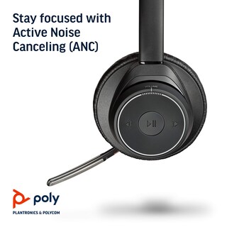 Foto 4 | Auriculares Plantronics Voyager Focus Uc Bluetooth Con Cancelación De Ruido - Venta Internacional.