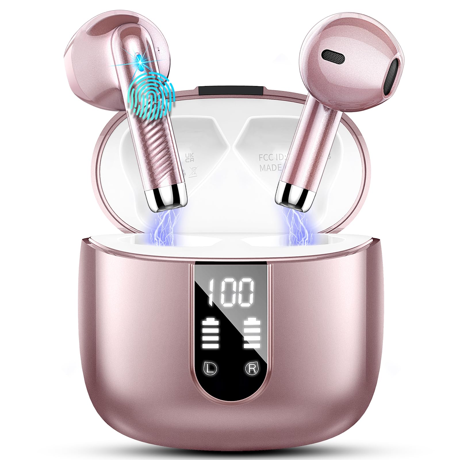 Auriculares Inalámbricos Wasart 2024 Bluetooth 5.3 Con Cancelación De Ruido - Venta Internacional.