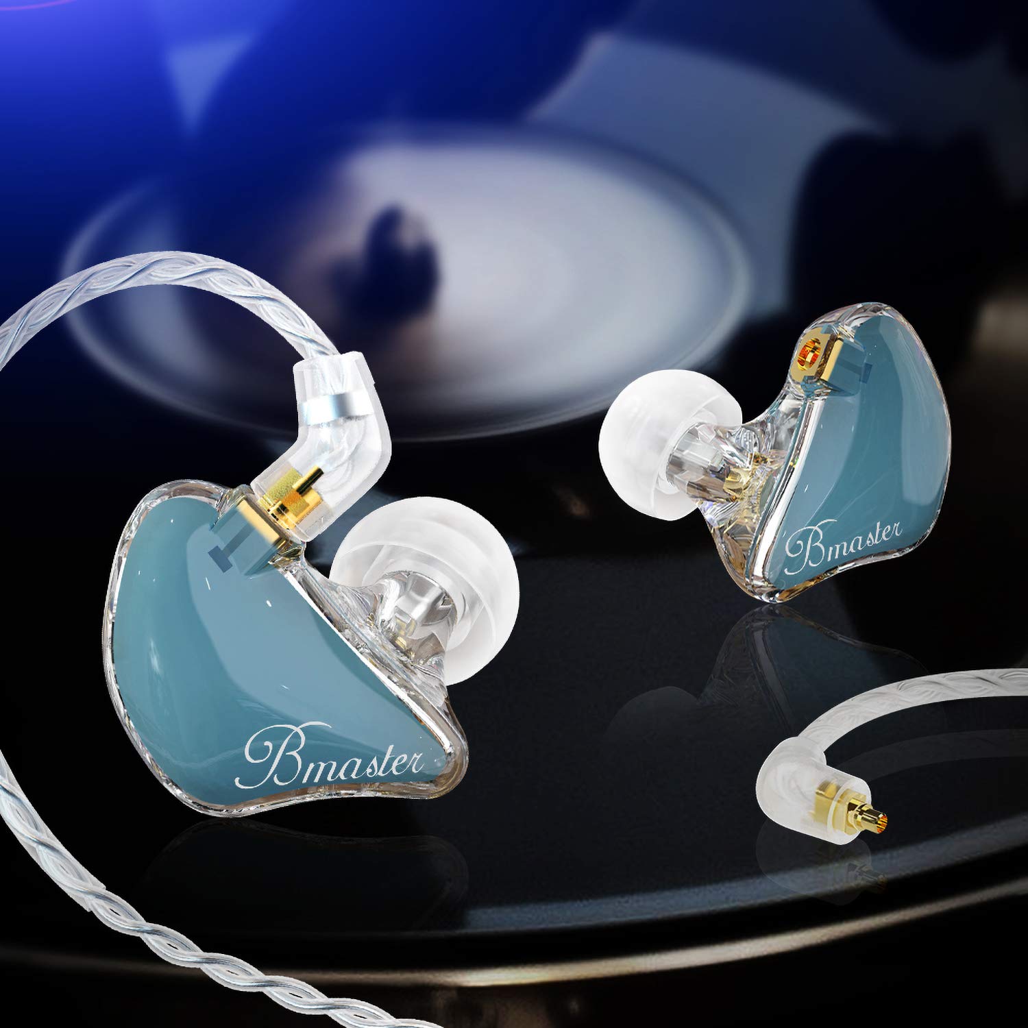 Foto 6 pulgar | Auriculares Con Monitor Intraural Basn Bmaster Triple Drivers, Azul - Venta Internacional.
