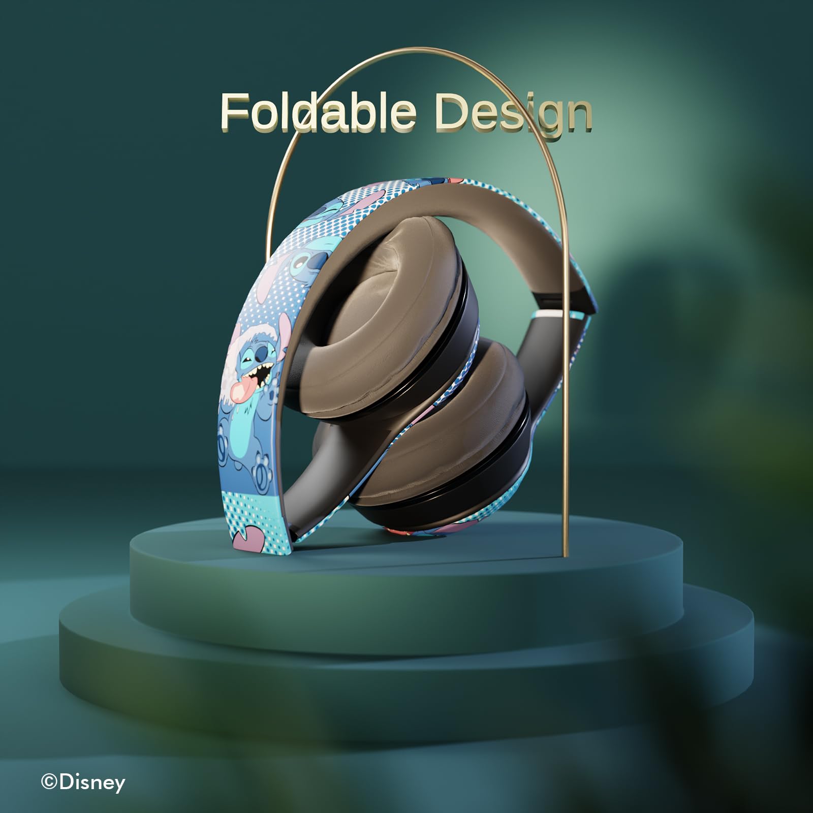 Foto 7 pulgar | Auriculares Supraaurales Bluetooth Ijoy Disney Lilo & Stitch - Venta Internacional.