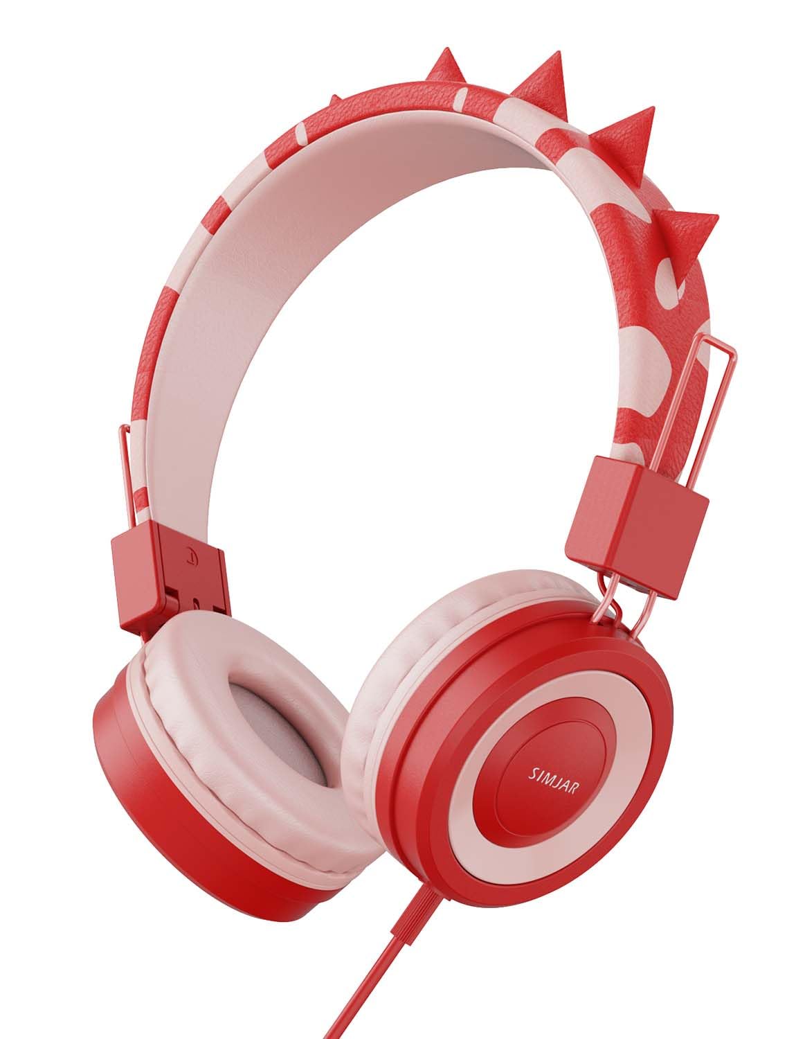 Auriculares Simjar Dinosaur Kids Con Micrófono Y Limitador De Volumen - Venta Internacional.