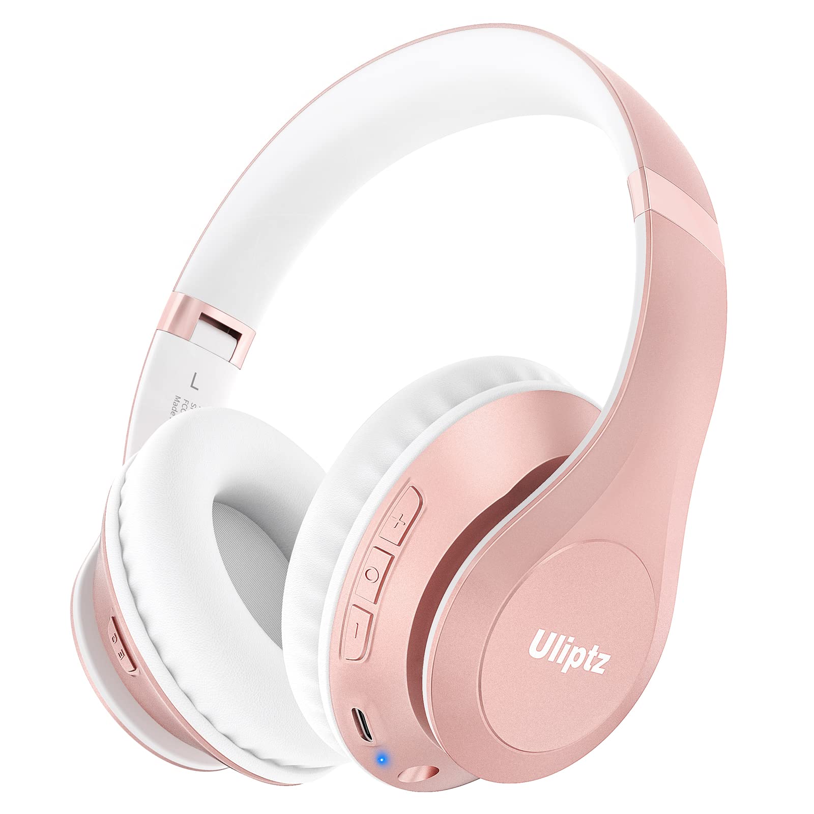 Foto 2 pulgar | Auriculares Inalámbricos Bluetooth Uliptz 65h Playtime Rose Gold - Venta Internacional.