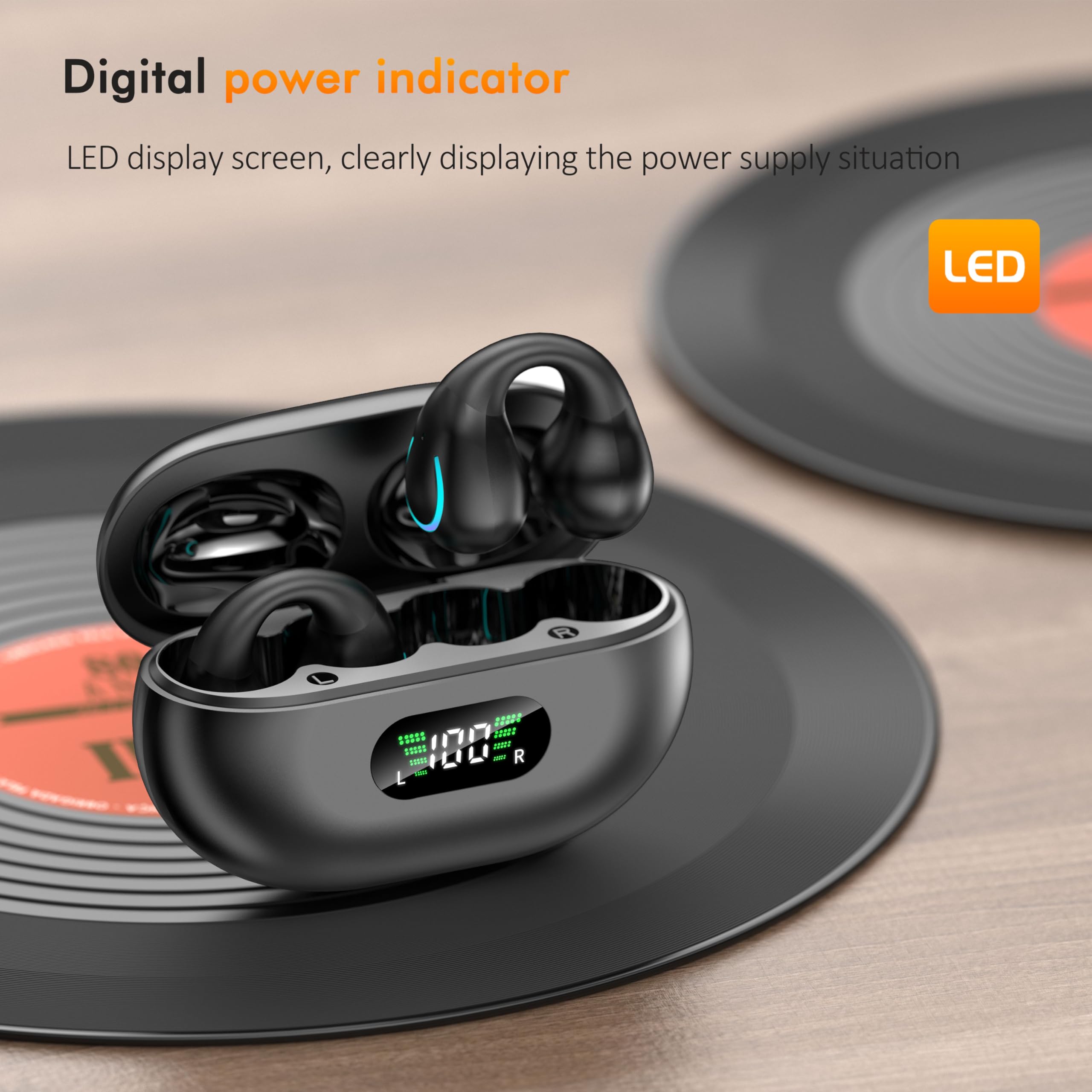 Foto 7 pulgar | Auriculares Inalámbricos Boytond Open Ear Clip Bluetooth 5.3 Con Micrófono - Venta Internacional.