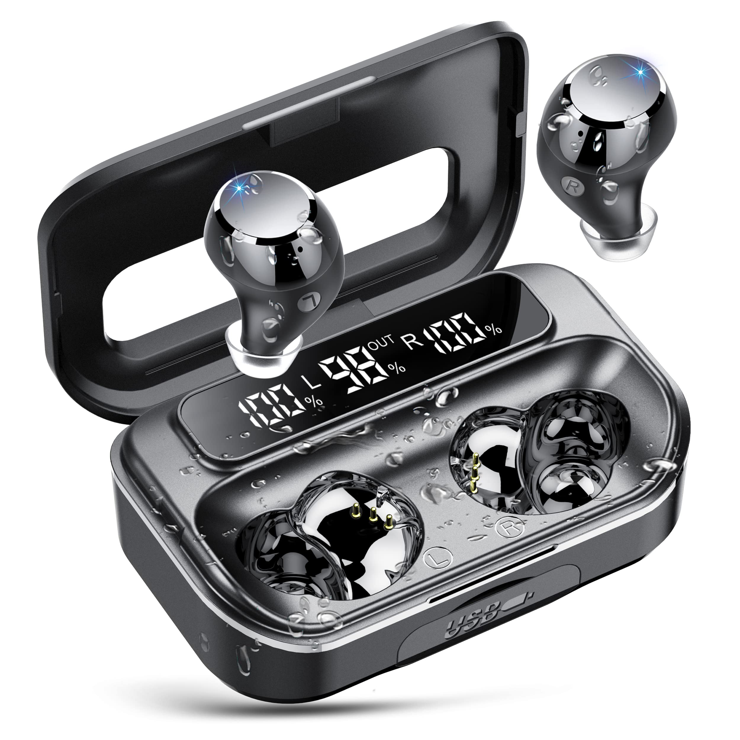 Auriculares Inalámbricos Bluetooth 5.3 Lekaby 2024 Con 128 H De Tiempo De Reproducción - Venta Internacional.