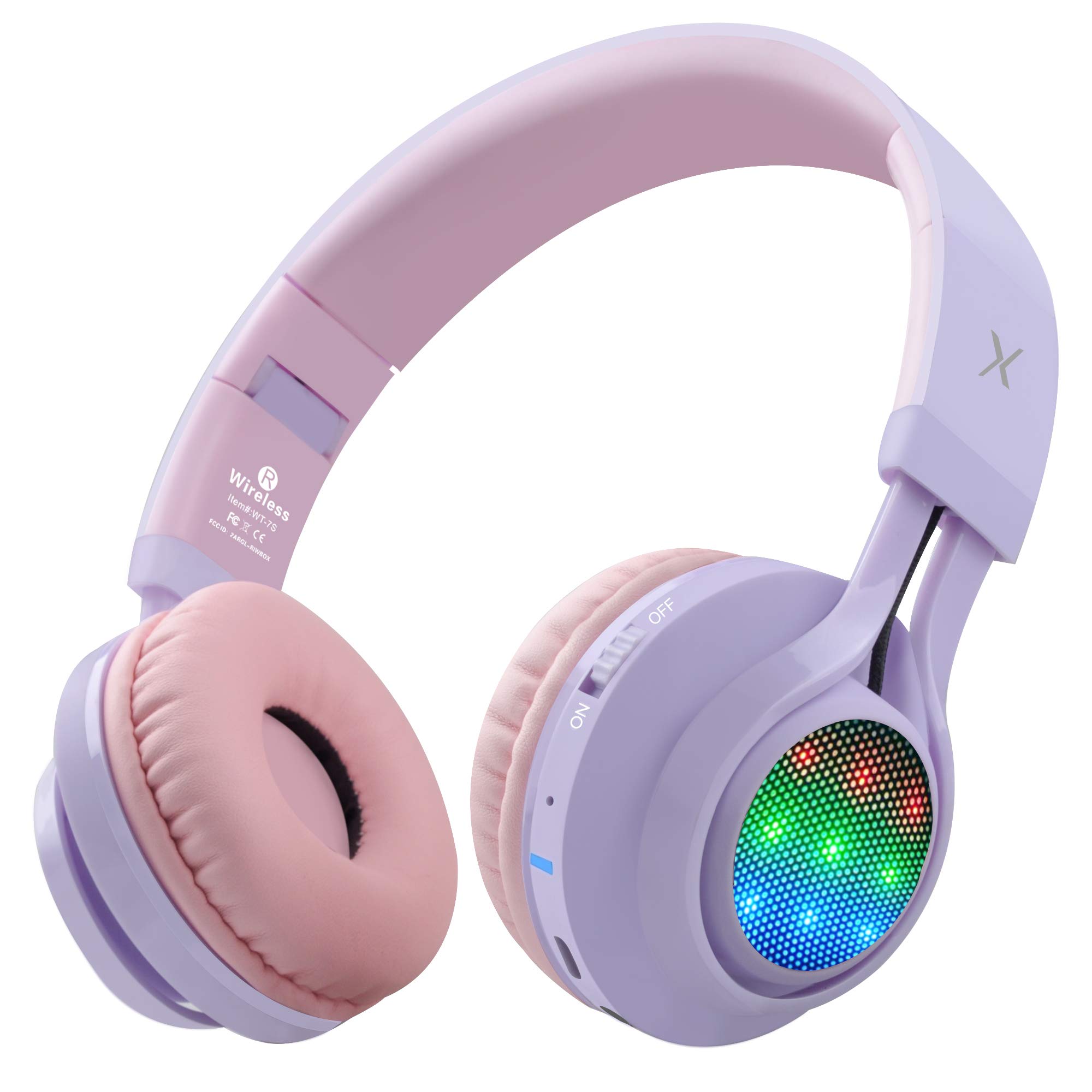 Foto 2 | Auriculares Bluetooth Riwbox Wt-7s Para Niños Con Micrófono Y Luces Led - Venta Internacional.