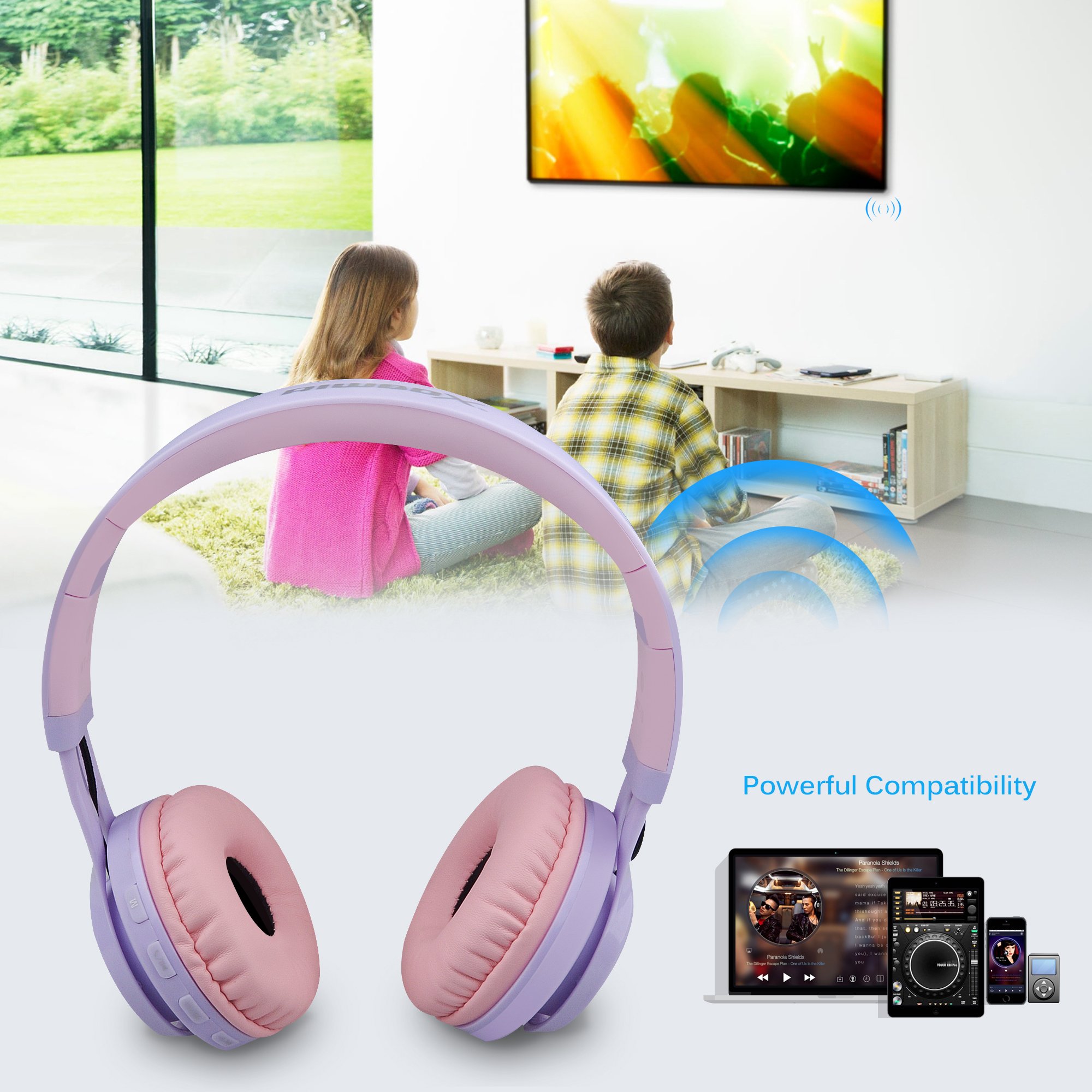 Foto 8 pulgar | Auriculares Bluetooth Riwbox Wt-7s Para Niños Con Micrófono Y Luces Led - Venta Internacional.