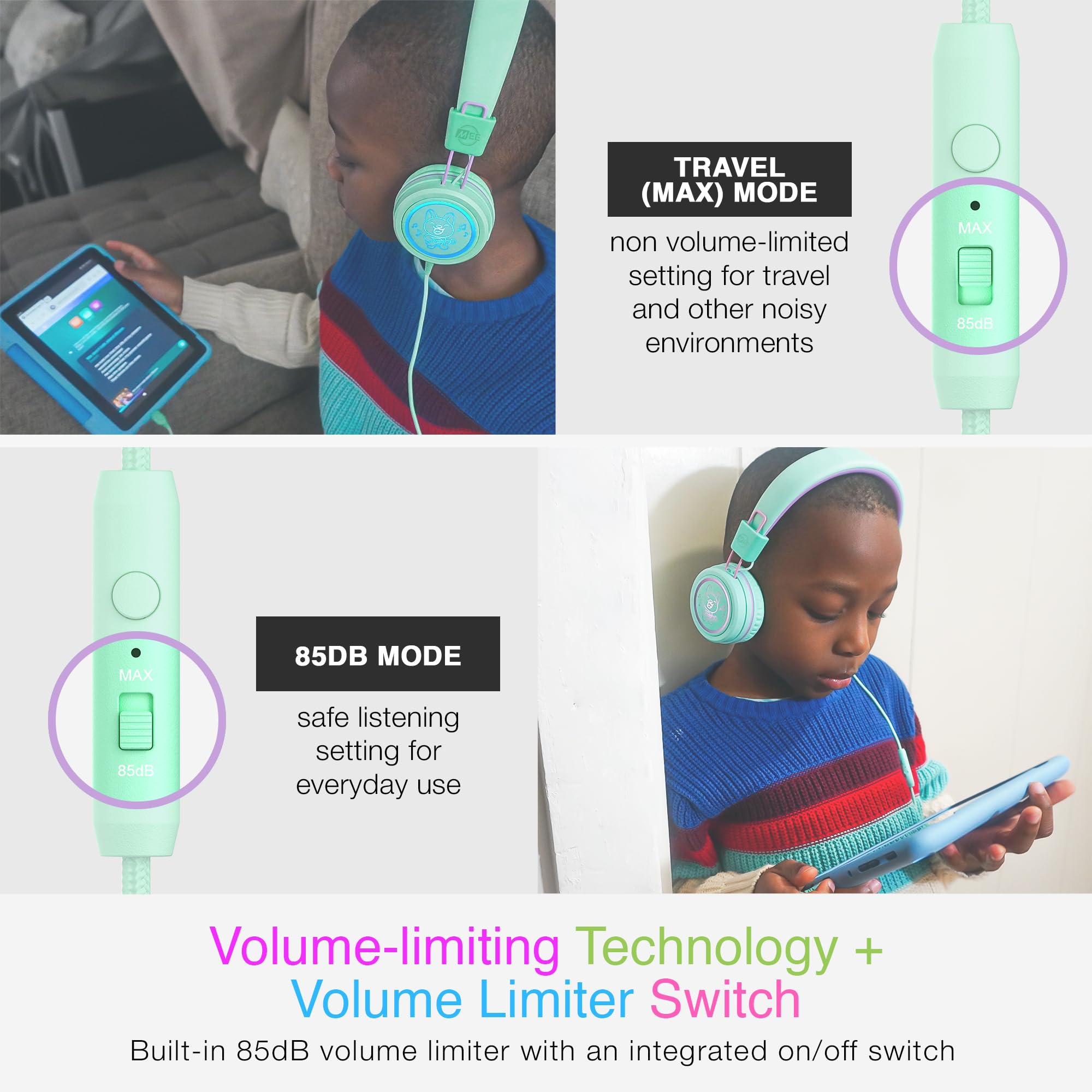 Foto 3 pulgar | Auriculares Mee Audio Kidjamz Kj55 Escucha Segura Usb-c Para Niños - Venta Internacional.