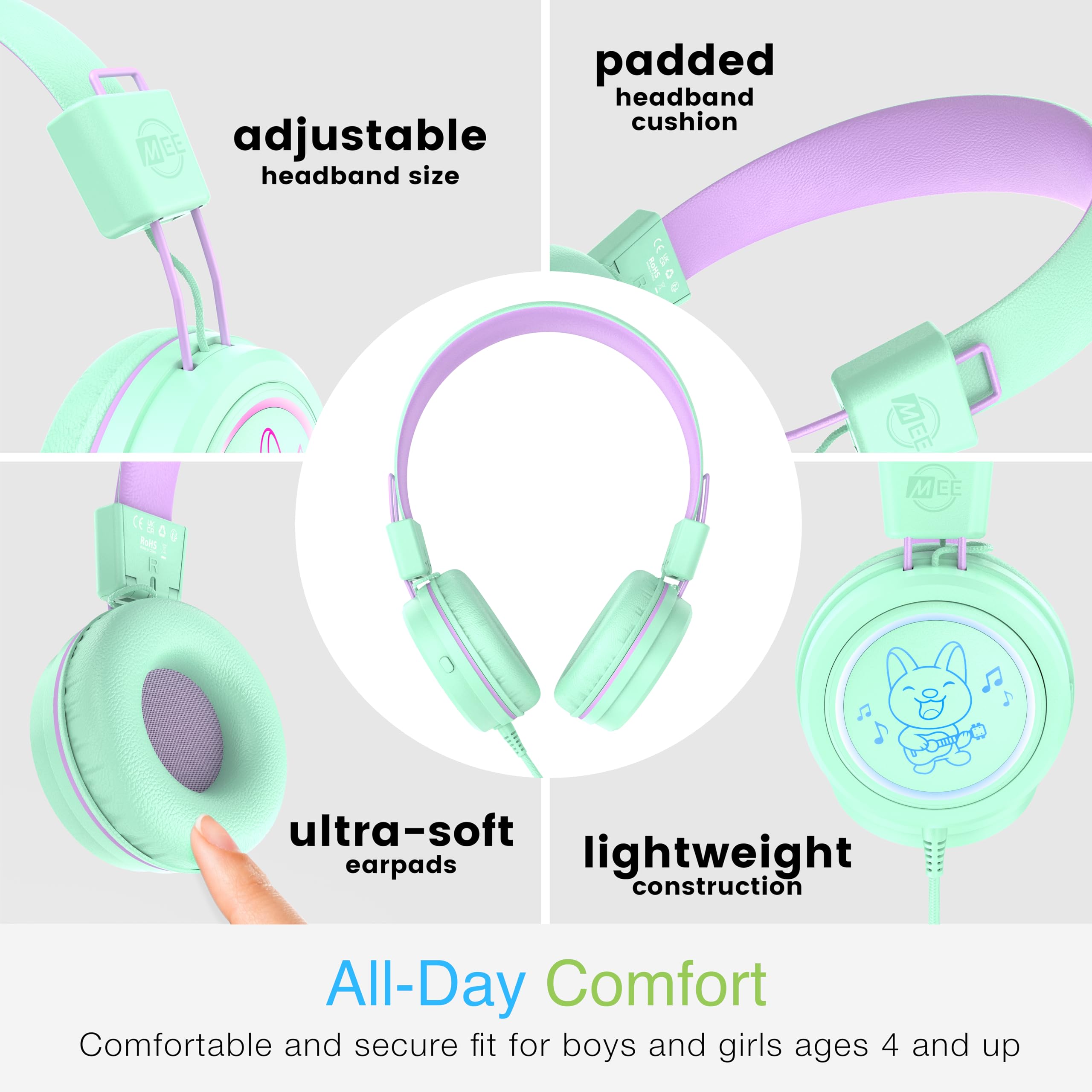 Foto 7 pulgar | Auriculares Mee Audio Kidjamz Kj55 Escucha Segura Usb-c Para Niños - Venta Internacional.