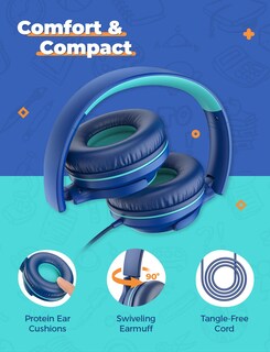 Foto 5 | Auriculares Iclever Hs22 Para Niños Con Divisor Para Compartir, Volumen De 94 Db - Venta Internacional.
